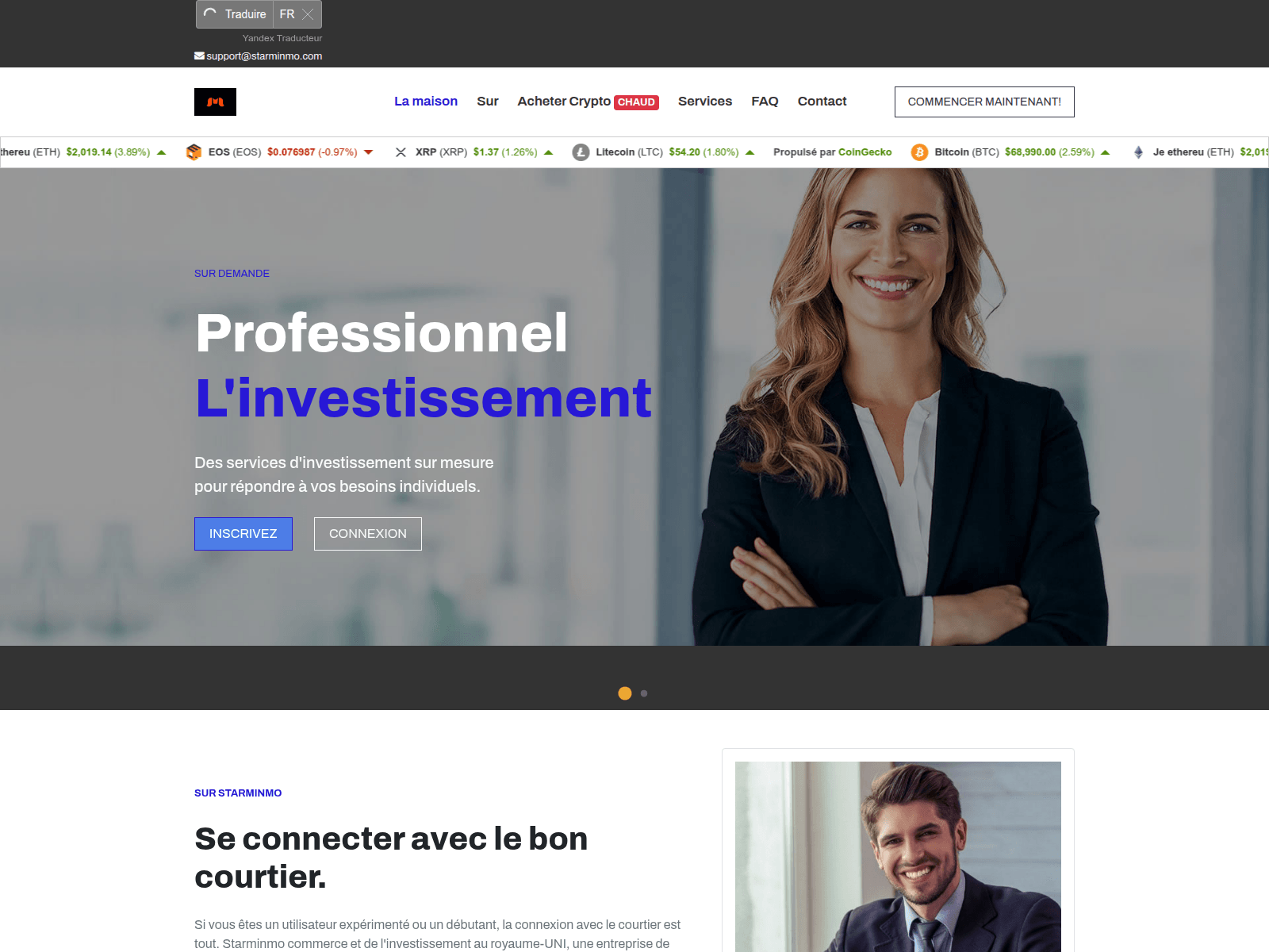 Forensic screenshot of starminmo.com