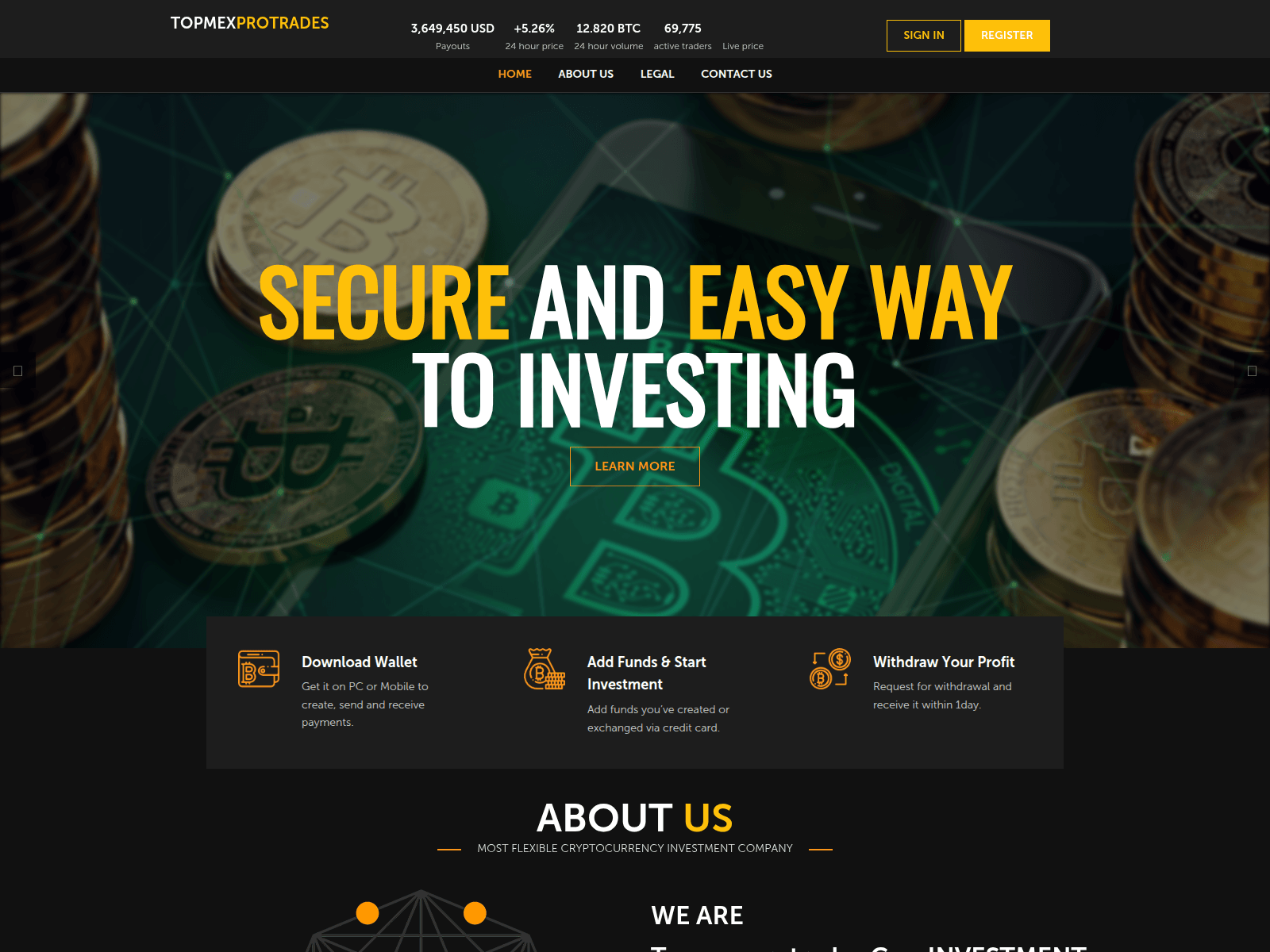 Screenshot of opt.topmexprotrades.xyz