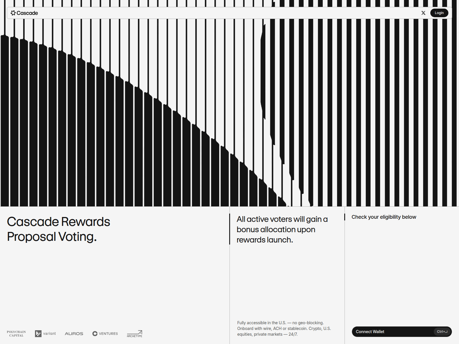 Screenshot of votes-cascade.xyz