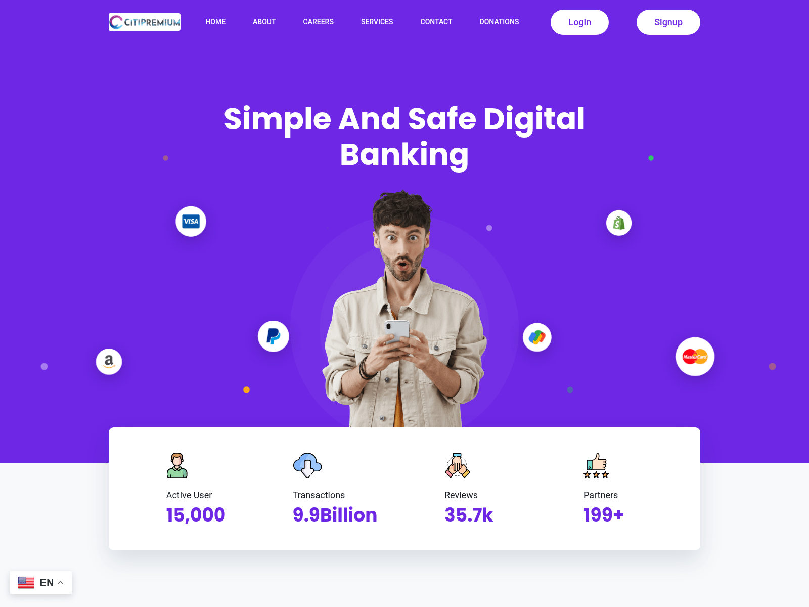 Screenshot of citipremium.com