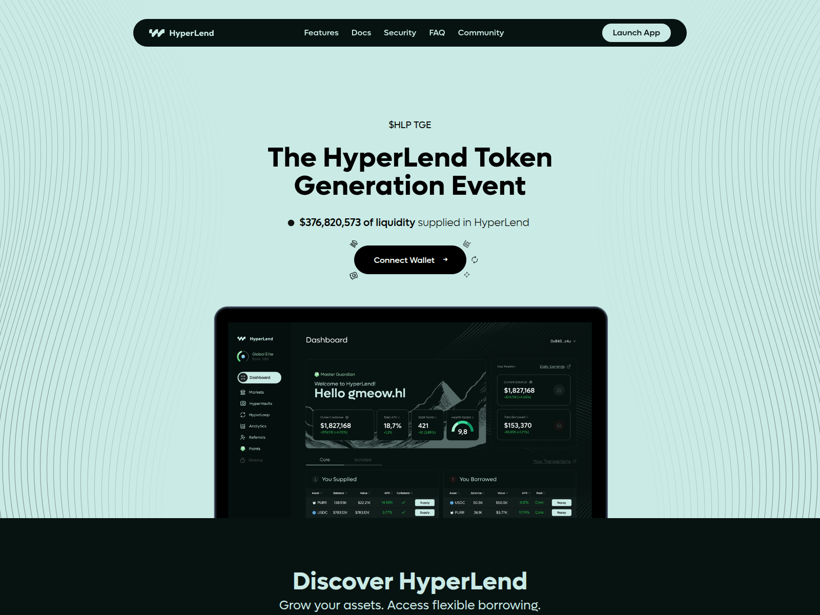 Screenshot of tge-hyperlend.com