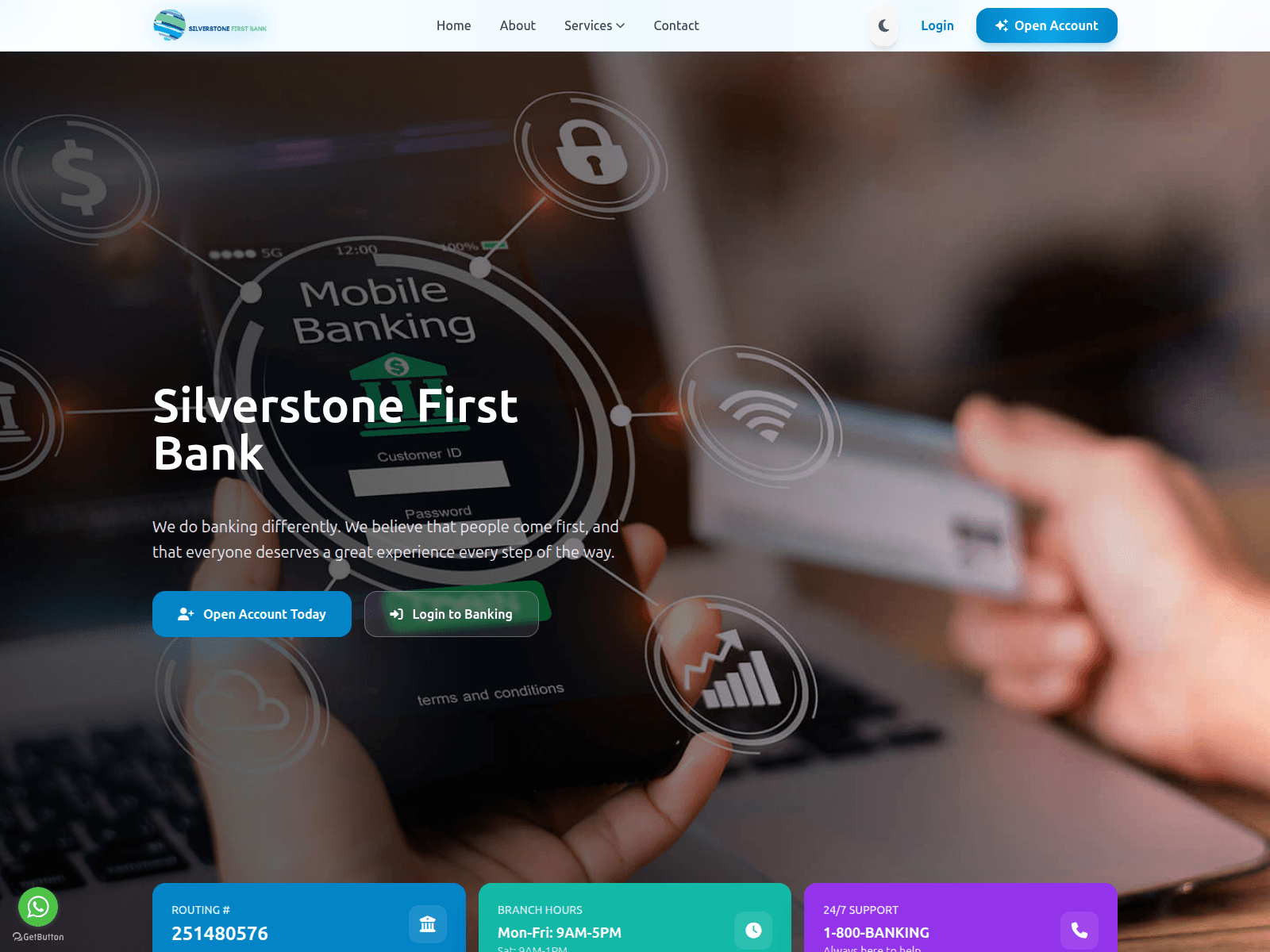 Screenshot of silverstonefb.com