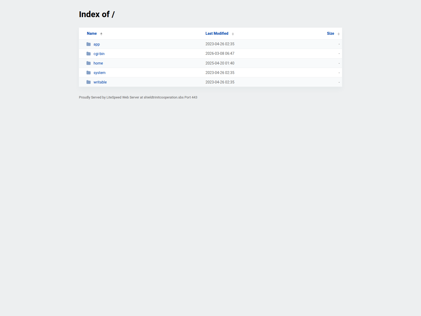 Screenshot of shieldtrinitcooperation.sbs