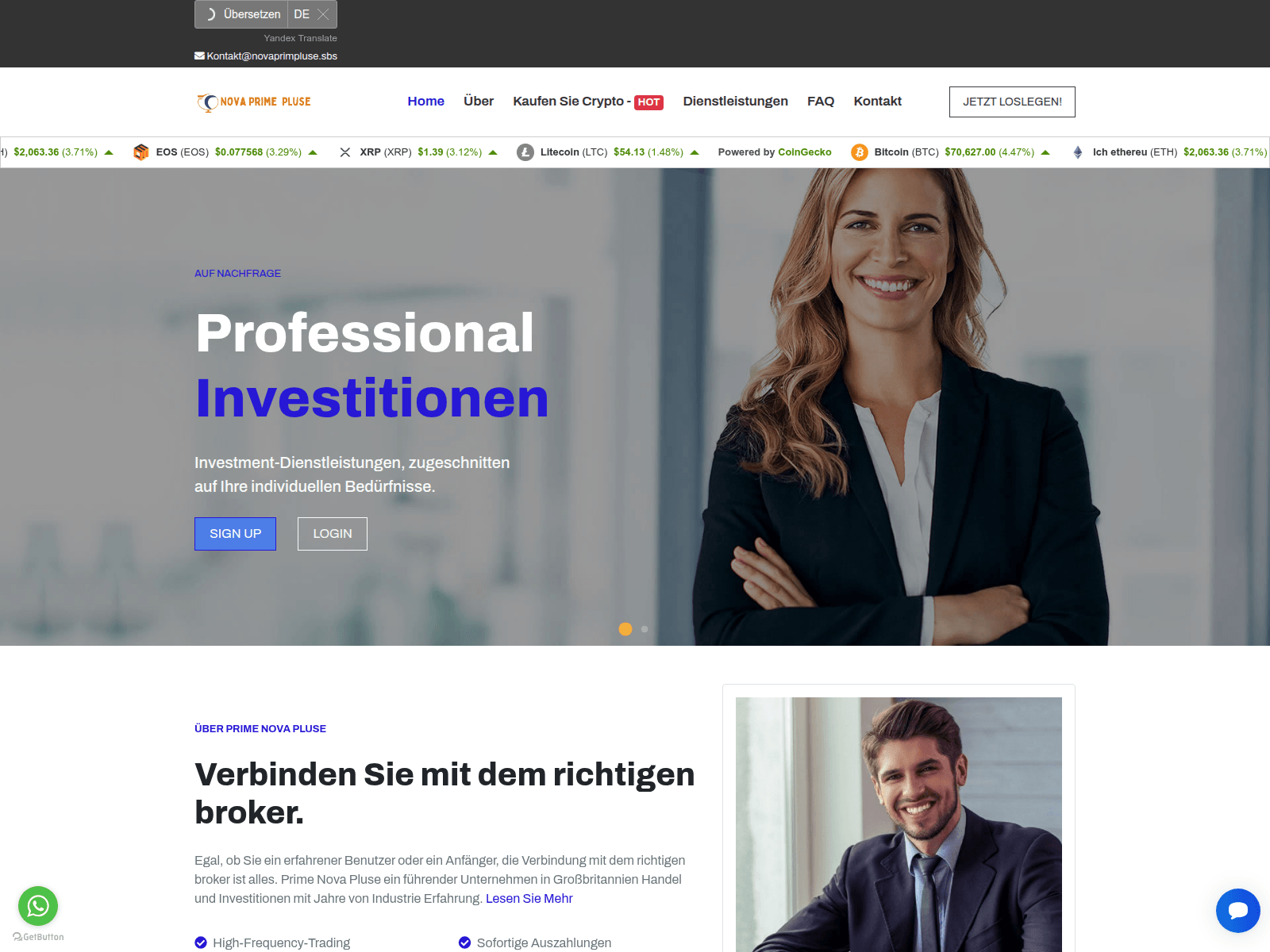 Screenshot of novaprimpluse.sbs