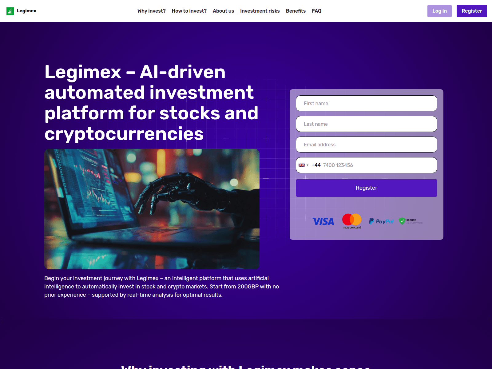 Screenshot of legimex.org