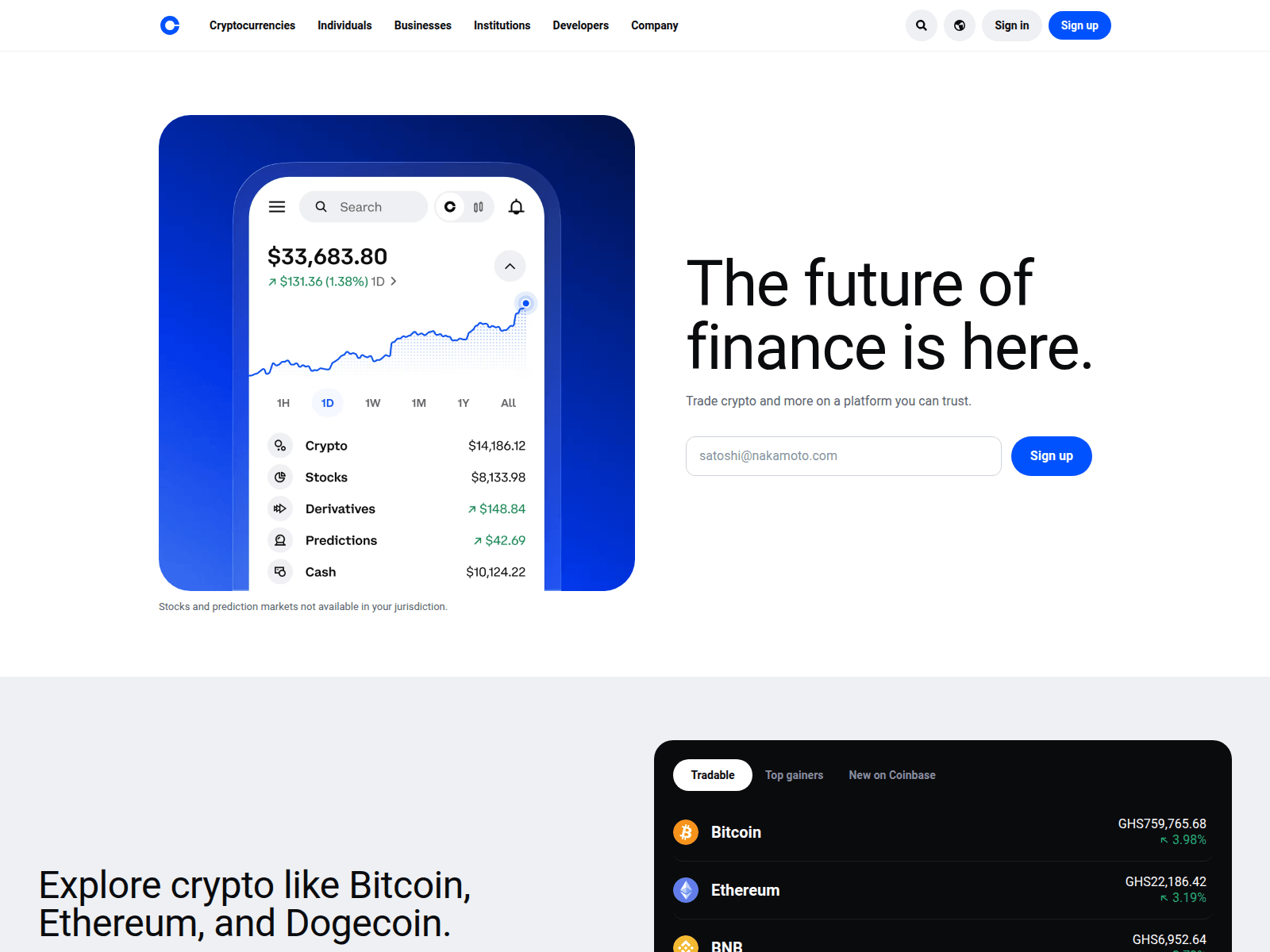 Forensic screenshot of coinbase-clone-imma.netlify.app