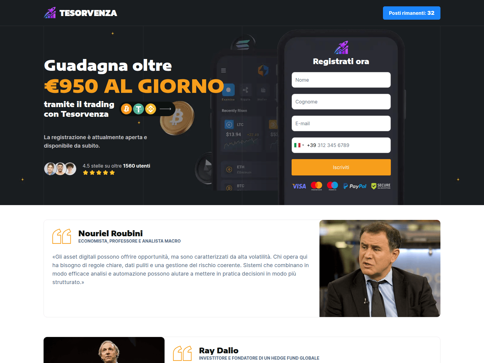 Screenshot of tesorvenza.net