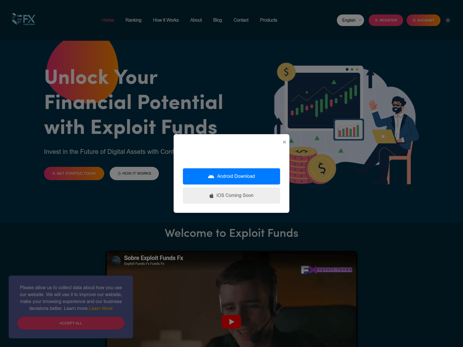 Screenshot of exploitfunds.com