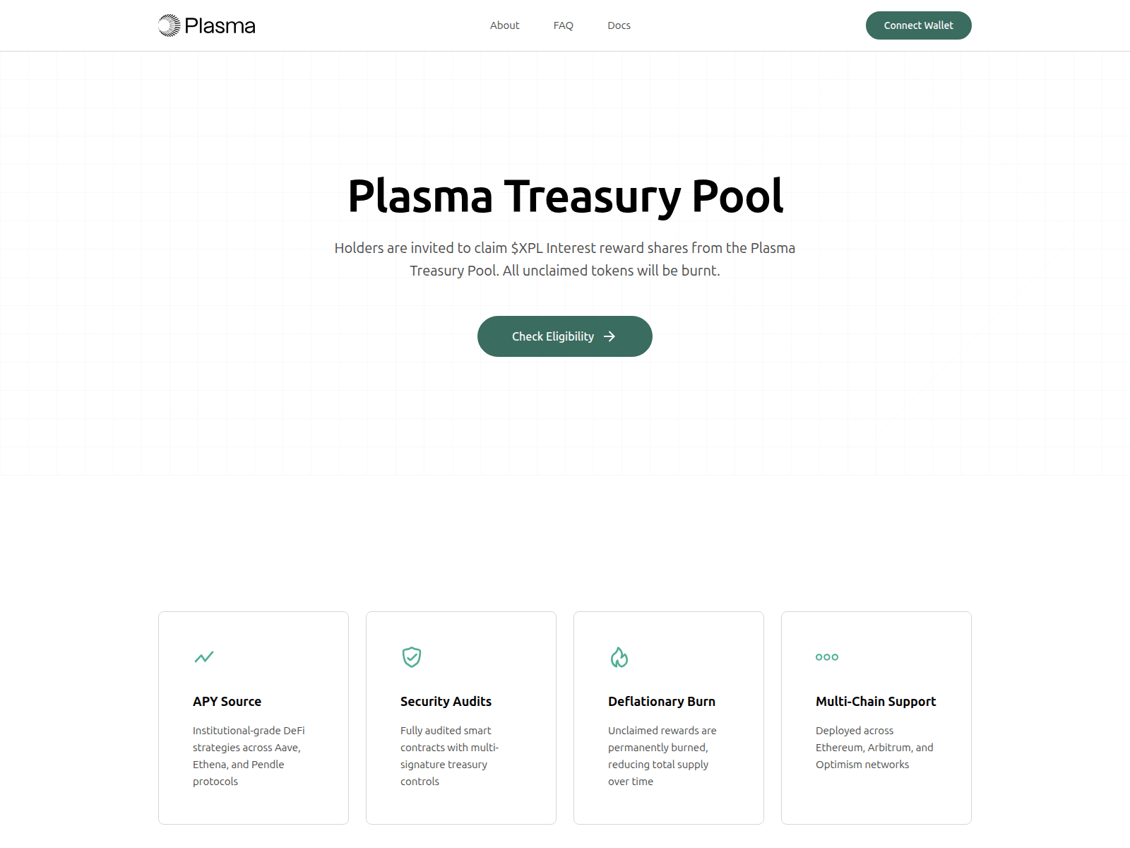 Screenshot of treasurypool-plasma.com