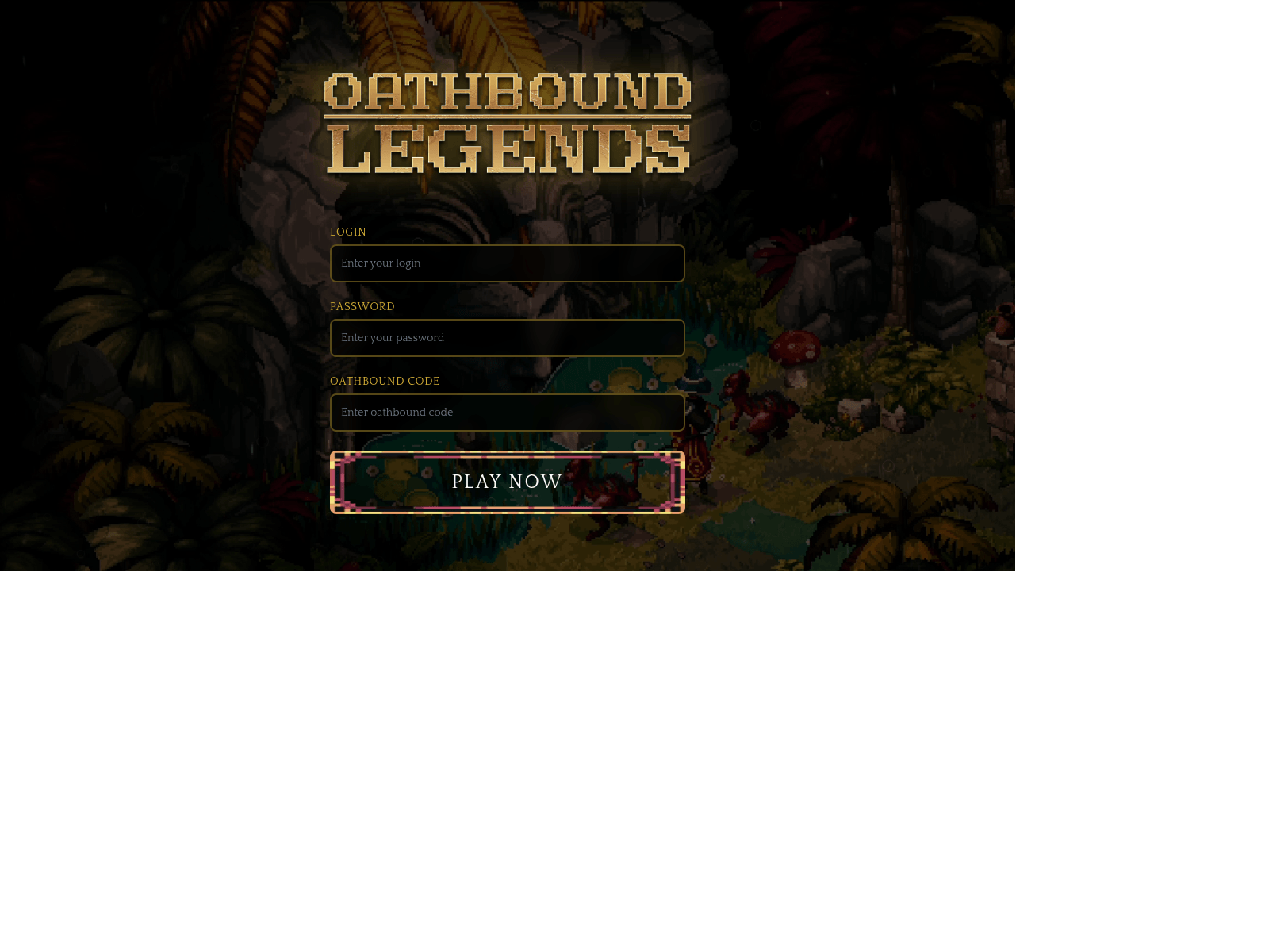 Screenshot of oathlegends.online