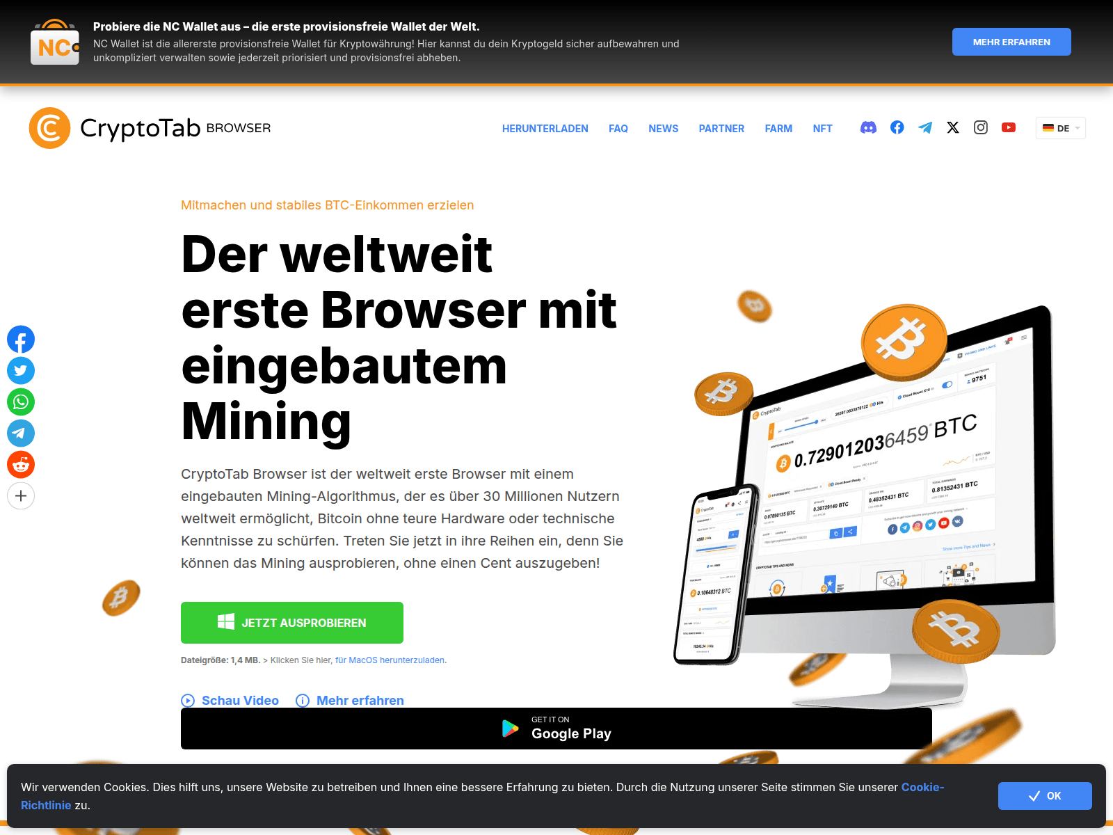 Screenshot of cryptotabbrowser.com/en