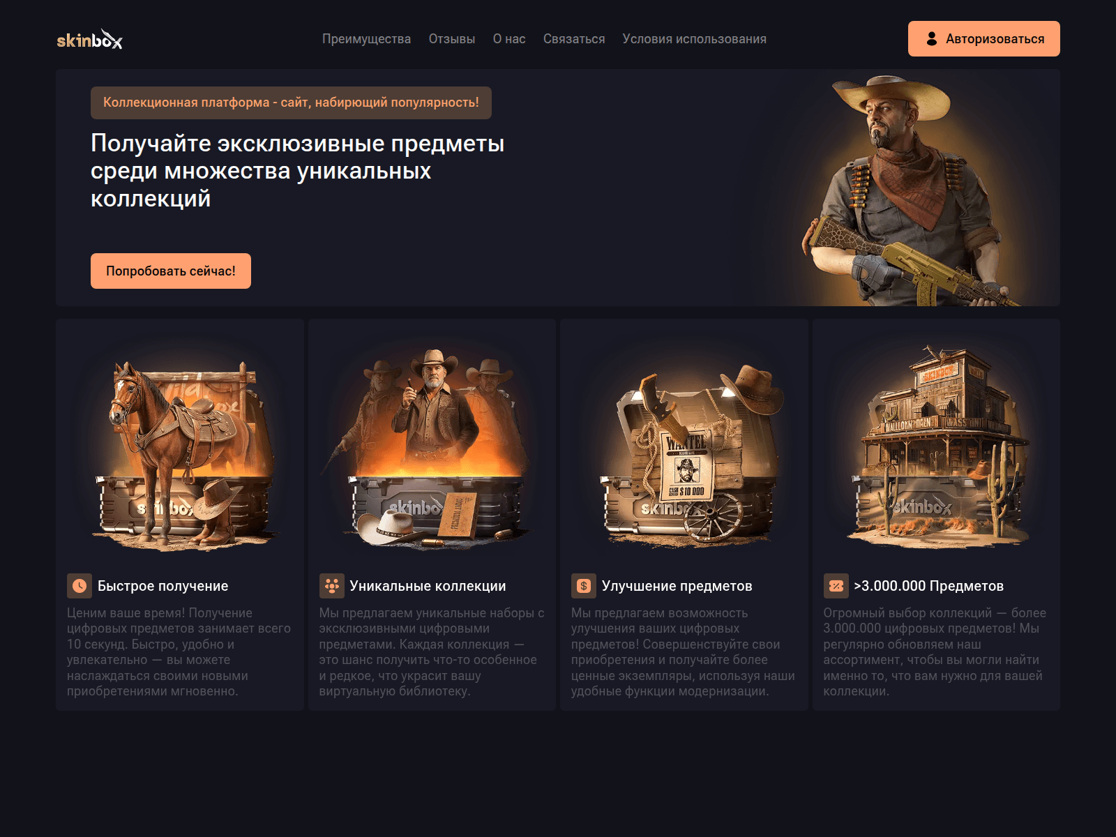 Screenshot of skirbox.com