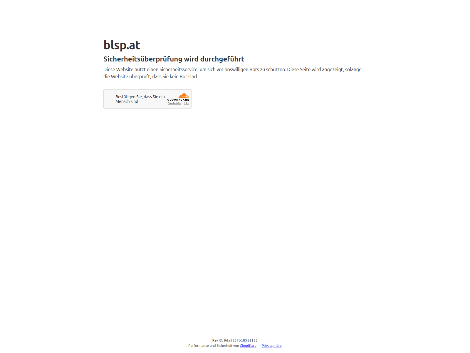 Screenshot of blsp.at/phishing