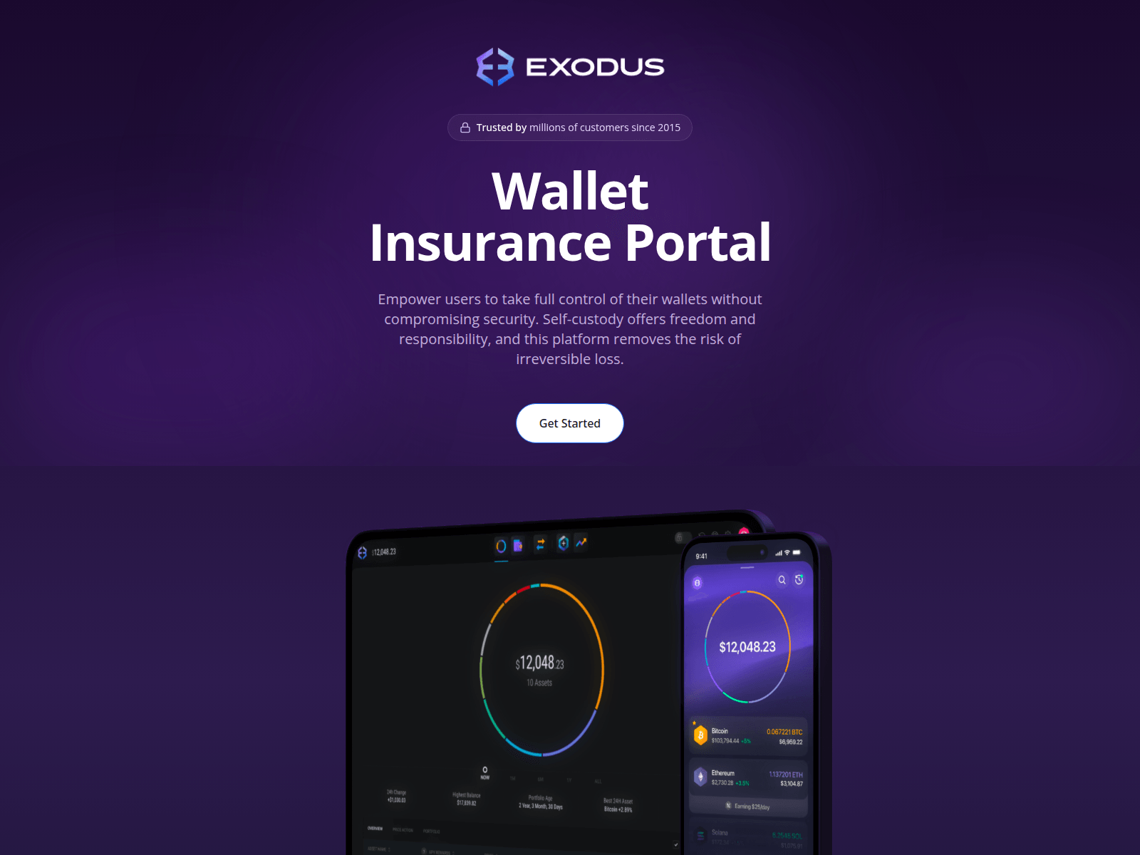 Screenshot of exoduswarranty.com