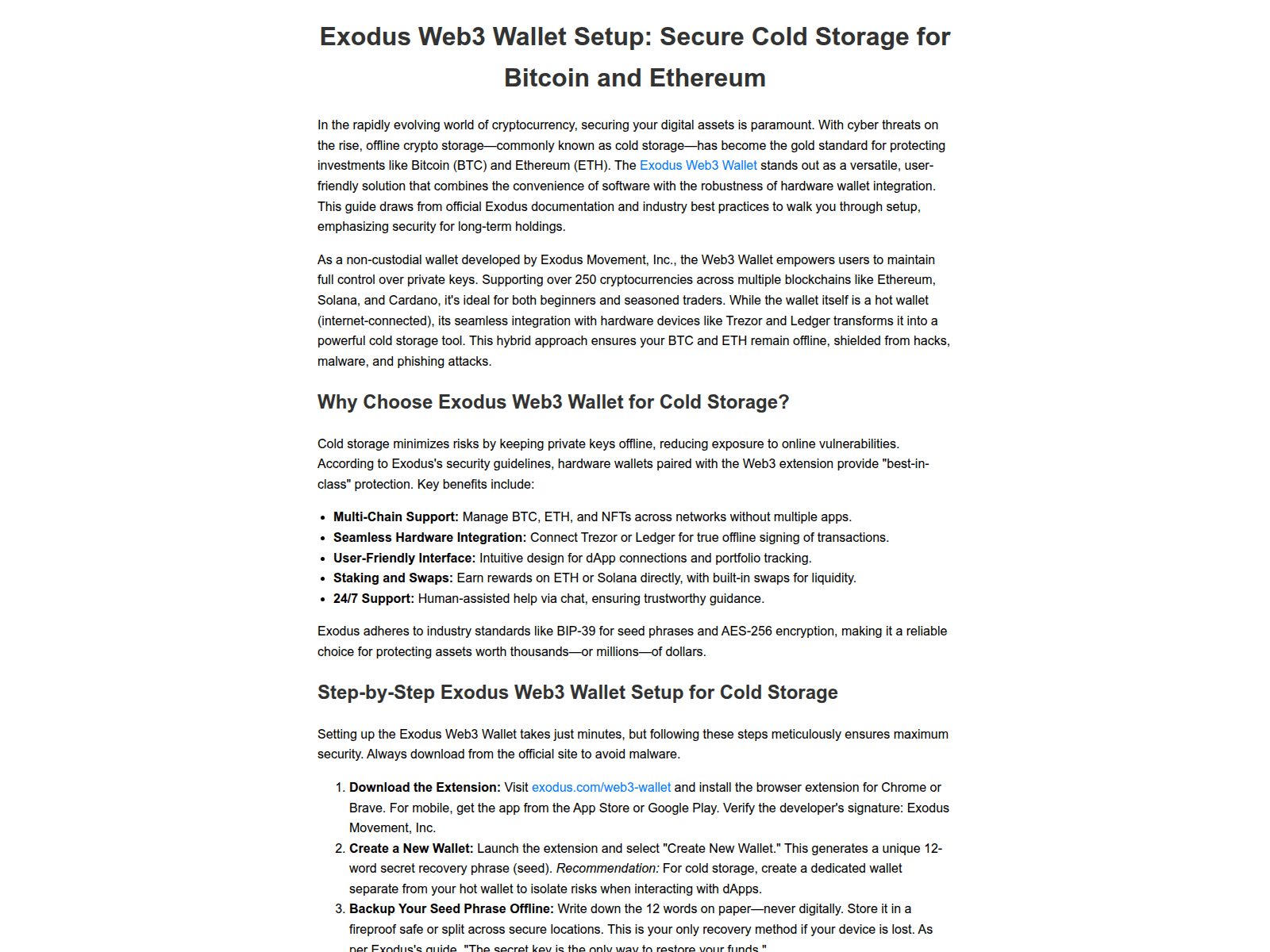 Screenshot of uss-exodus-web3-wllt.pages.dev