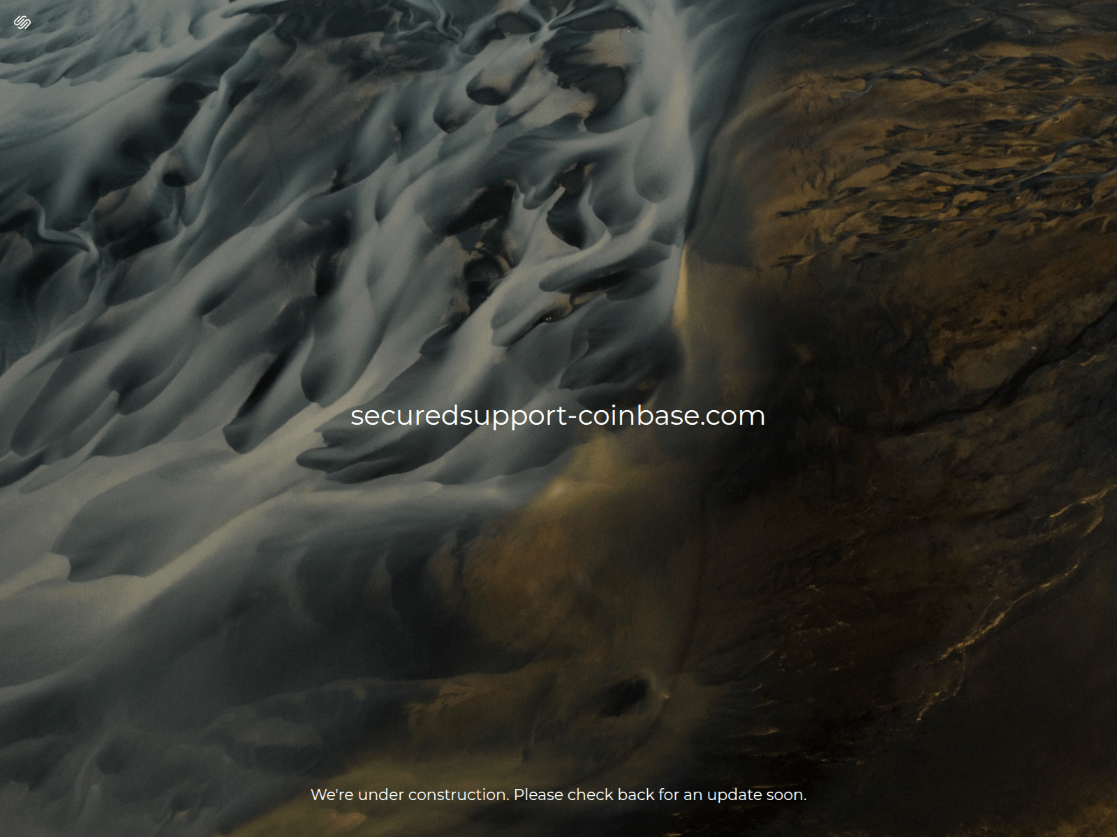 Forensic screenshot of securedsupport-coinbase.com