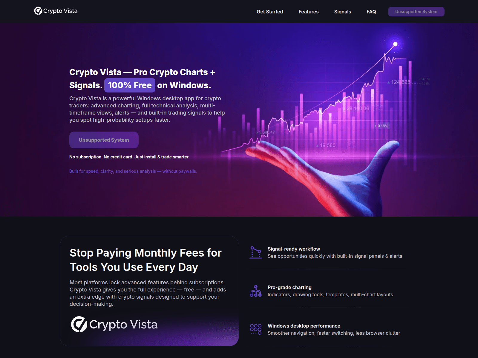 Screenshot of c-vistaapp.com