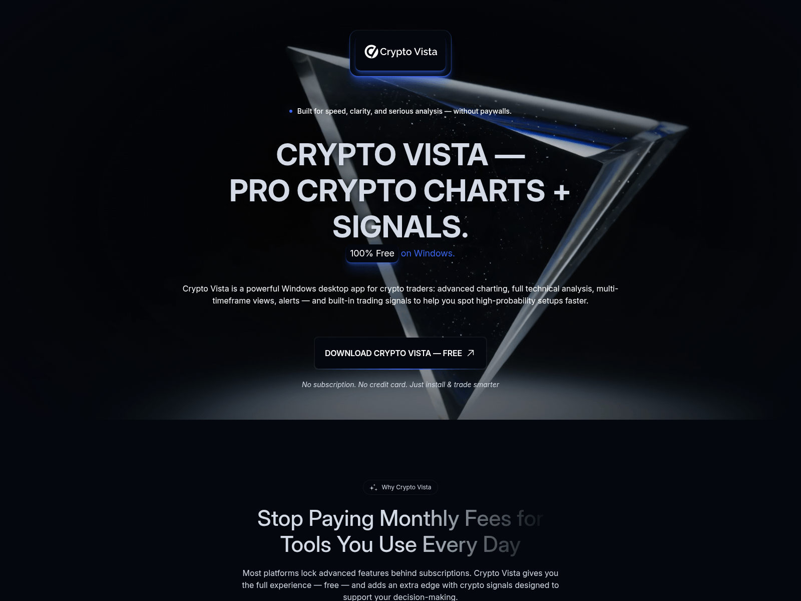 Screenshot of appcvista.com