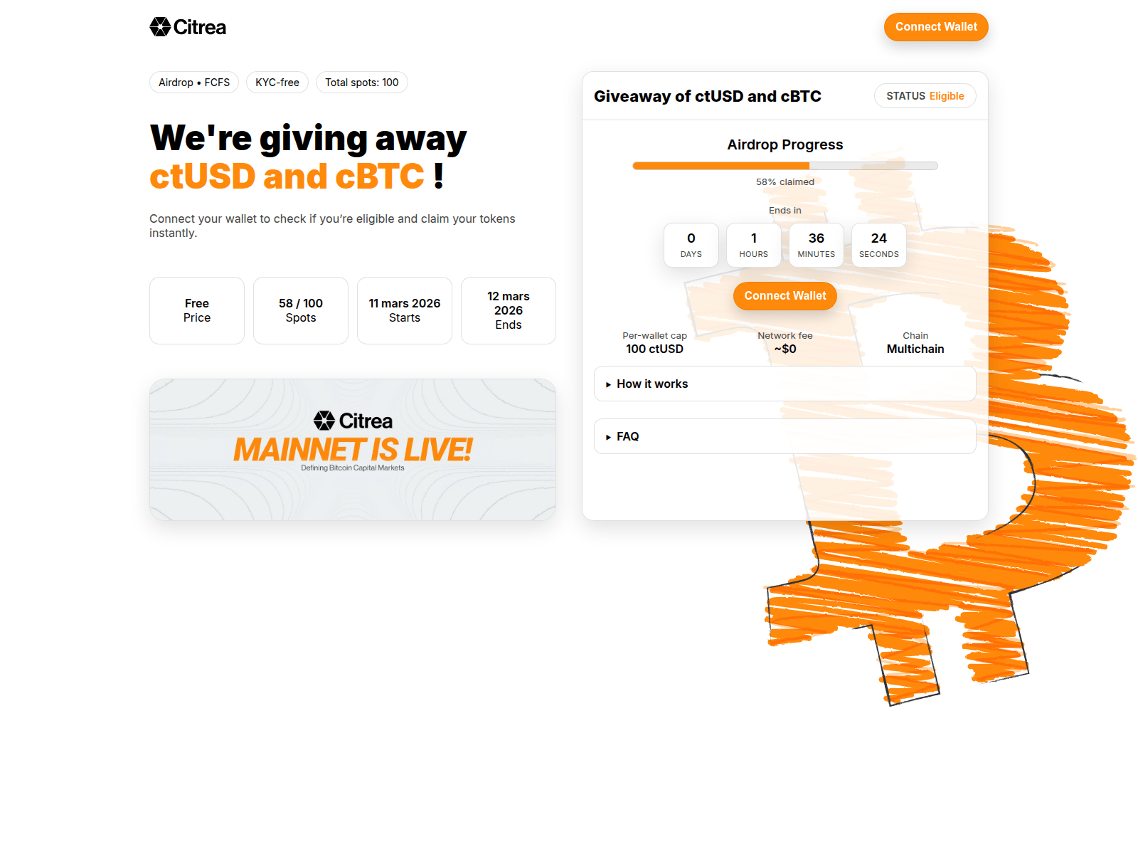 Screenshot of citrea.site