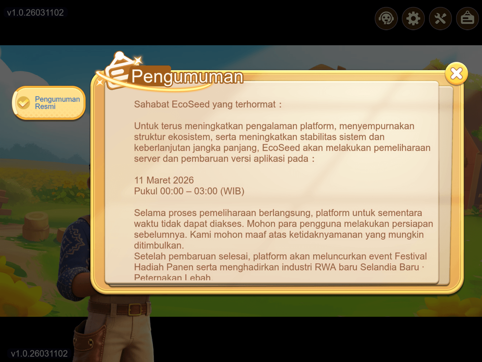 Screenshot of h5.indfram.top