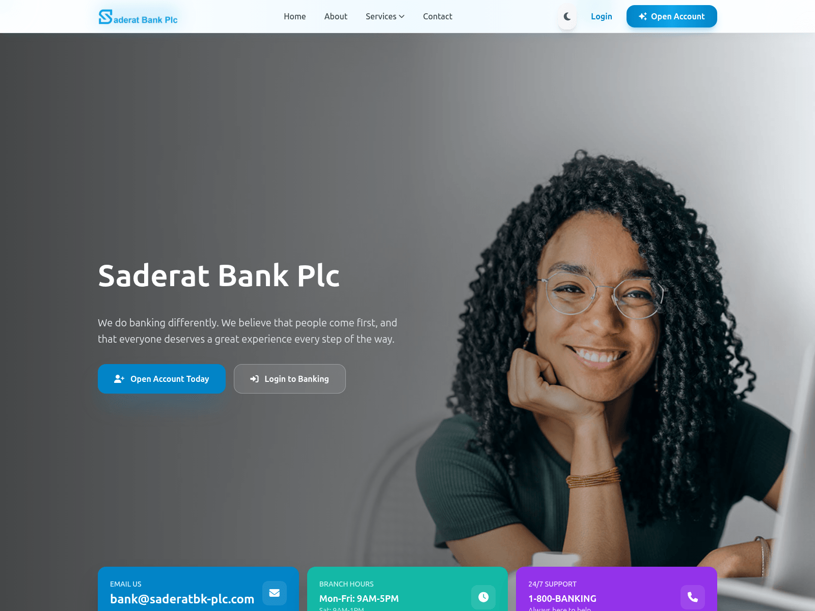 Screenshot of autoconfig.saderatbk-plc.com
