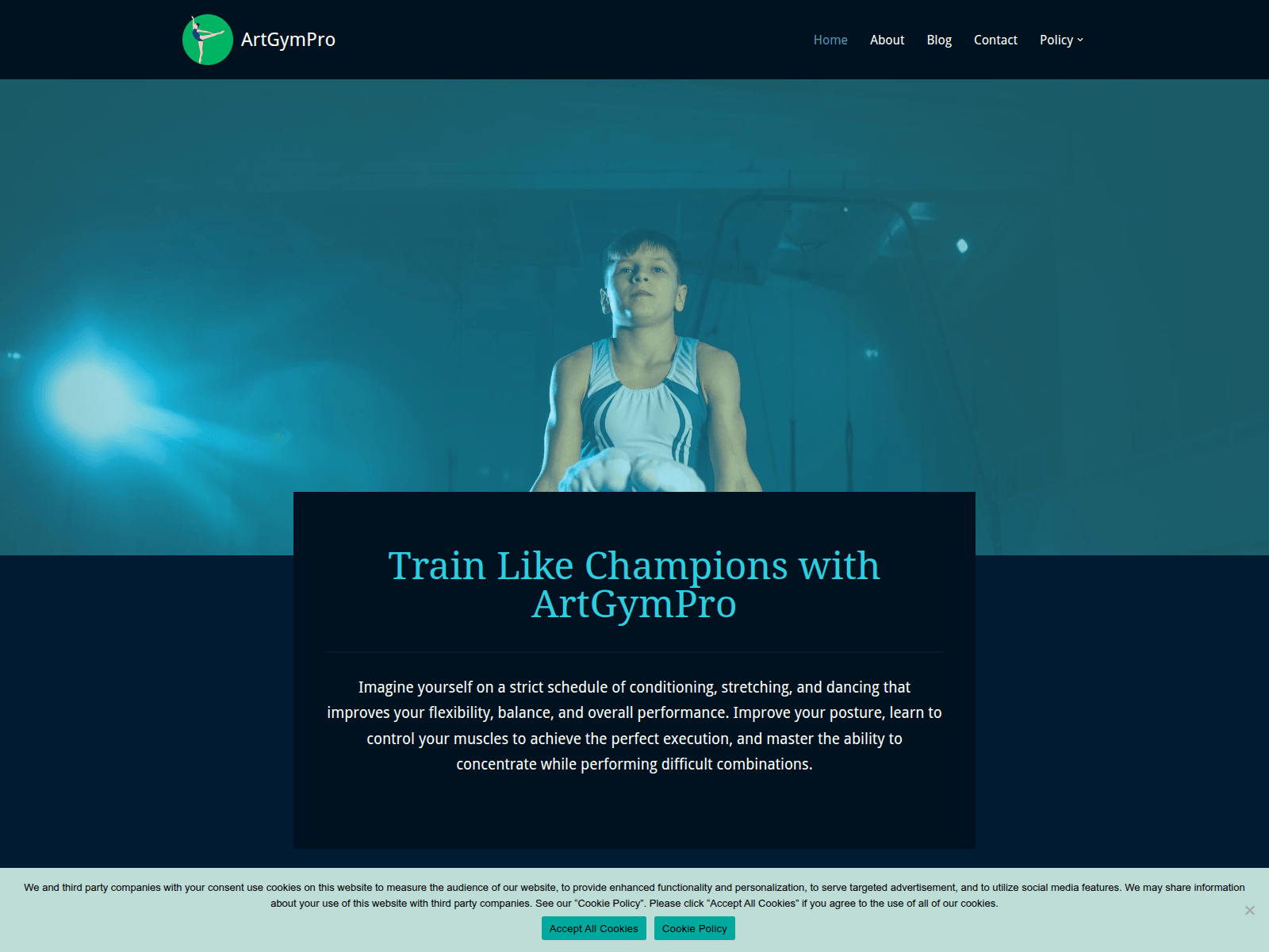 Forensic screenshot of artgympro.com