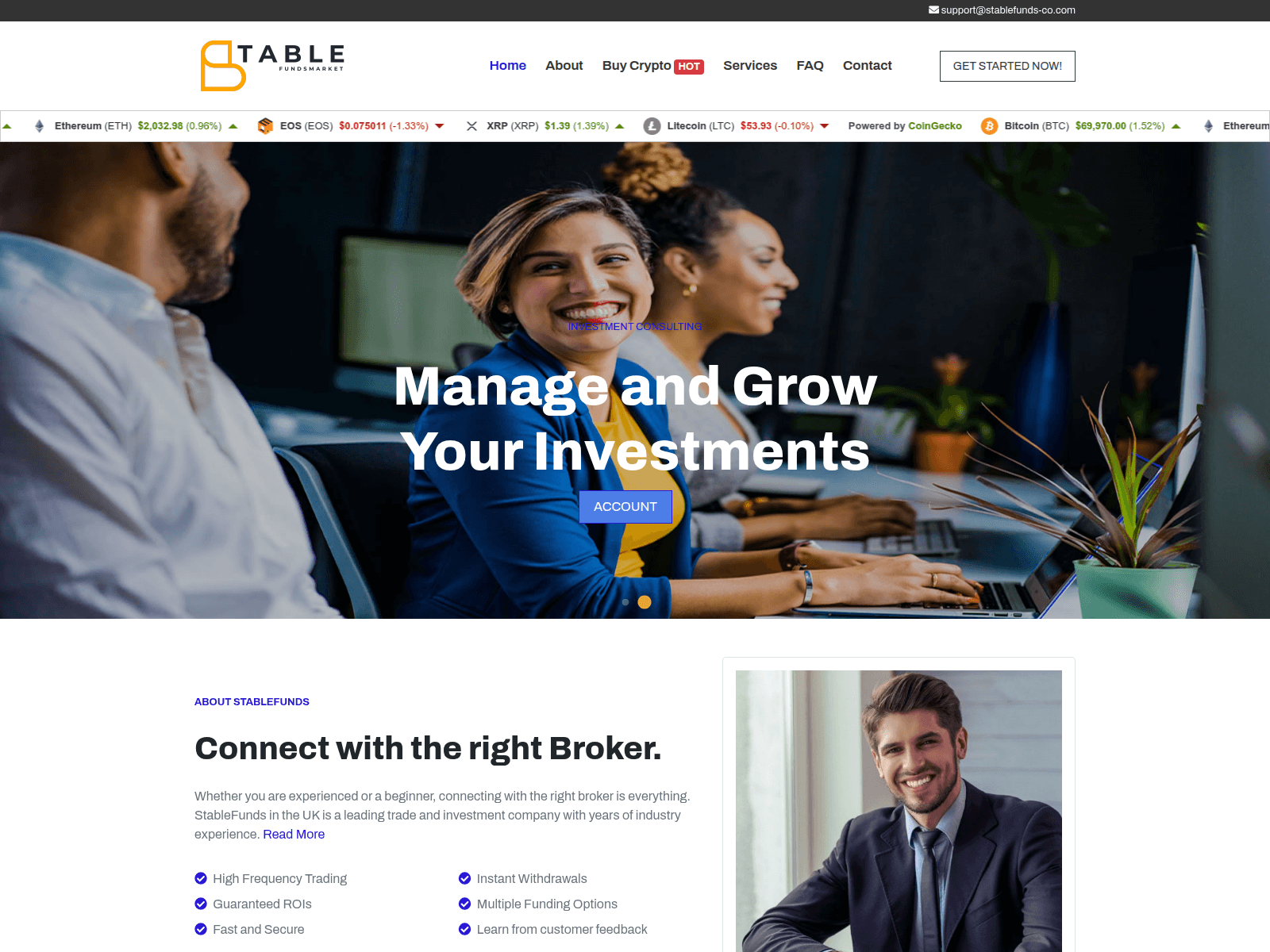 Screenshot of auth.stablefunds-co.com