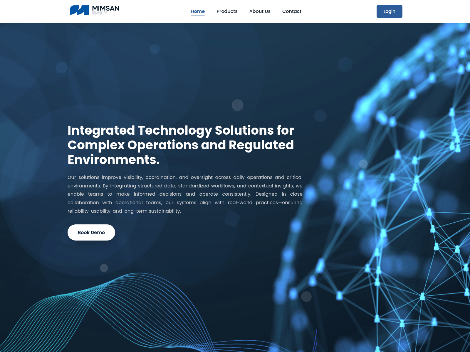 Screenshot of mimsaninternational.com