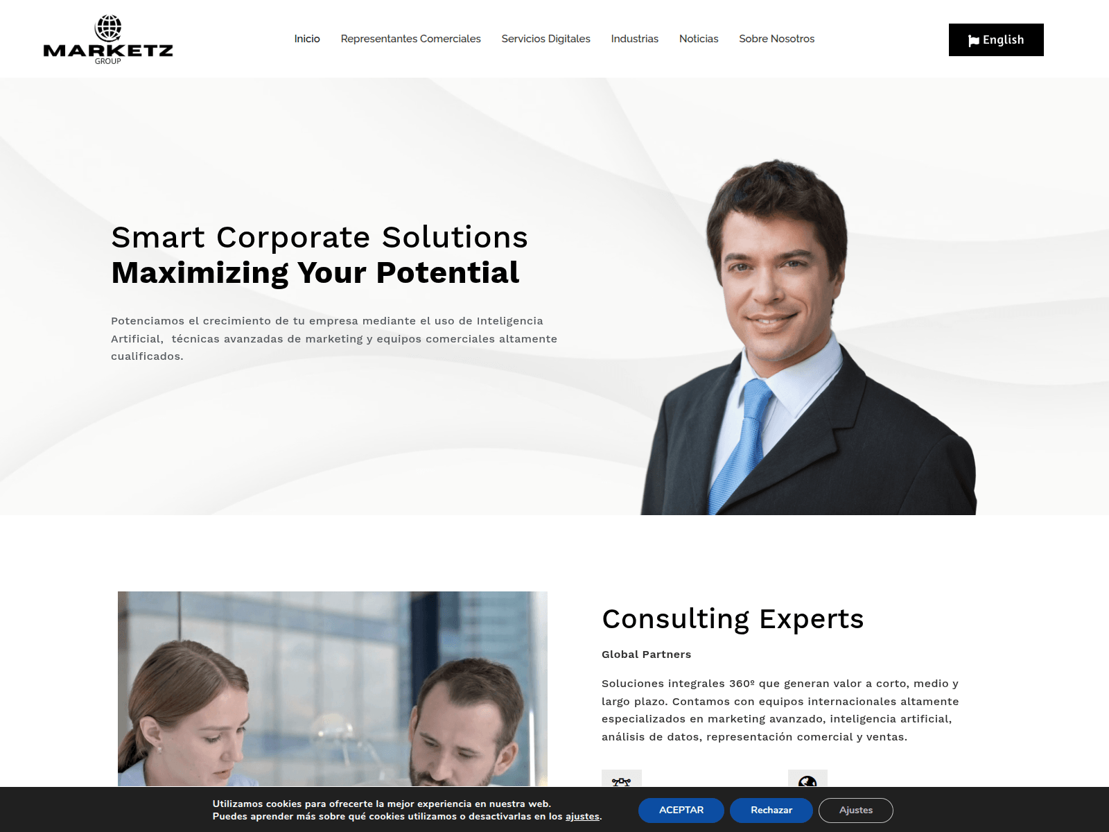 Forensic screenshot of marketzgroup.es