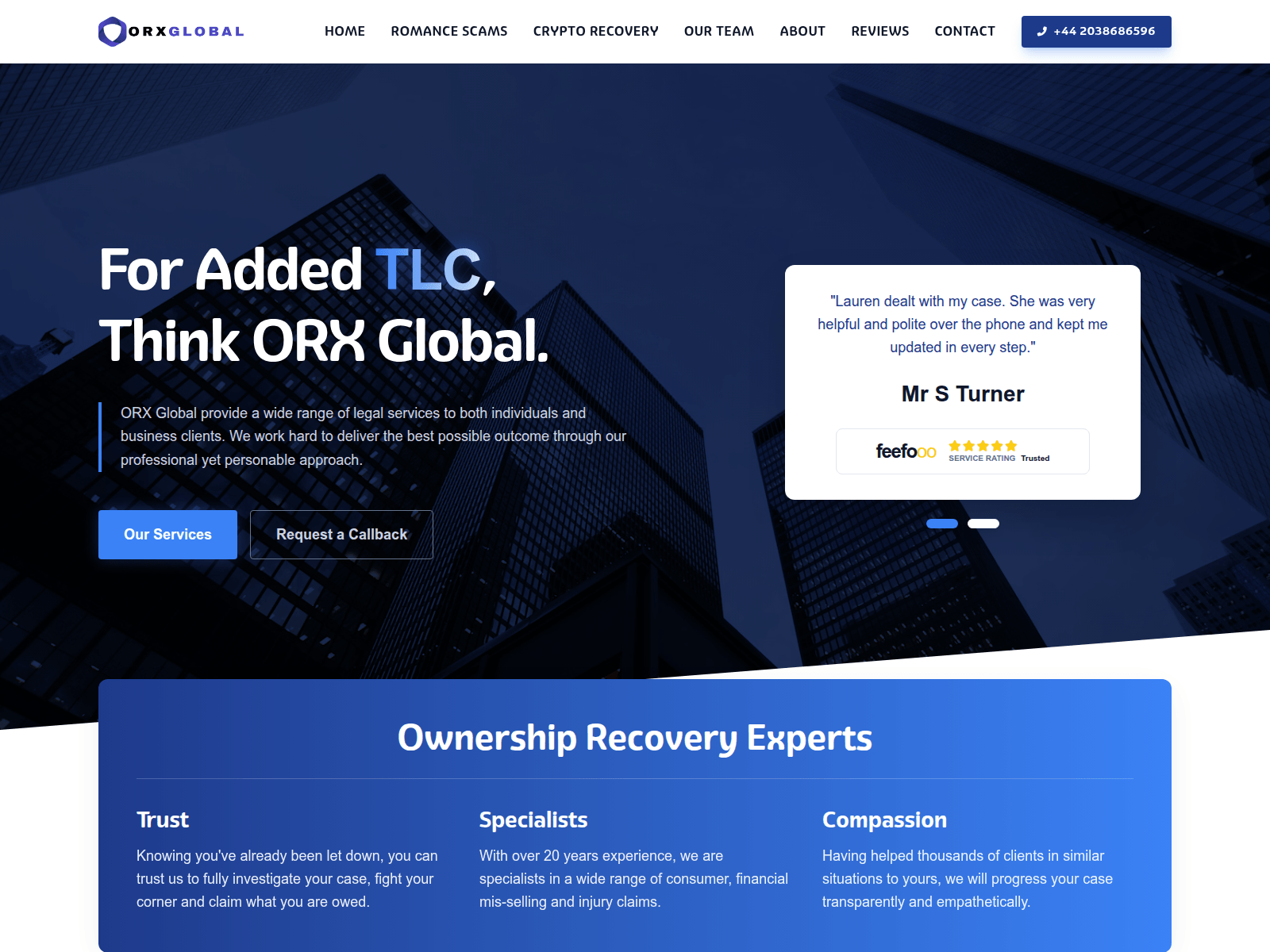 Forensic screenshot of orxglobal.com