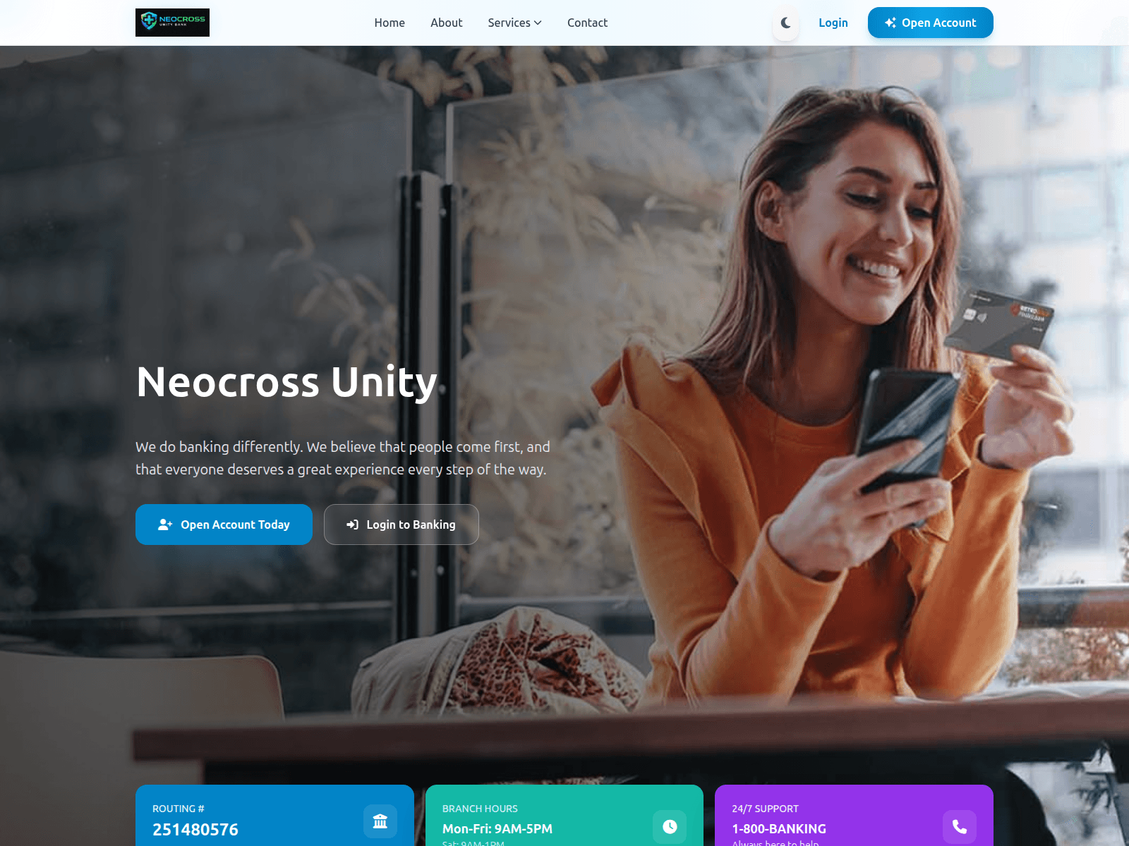 Screenshot of neocrossunity.com