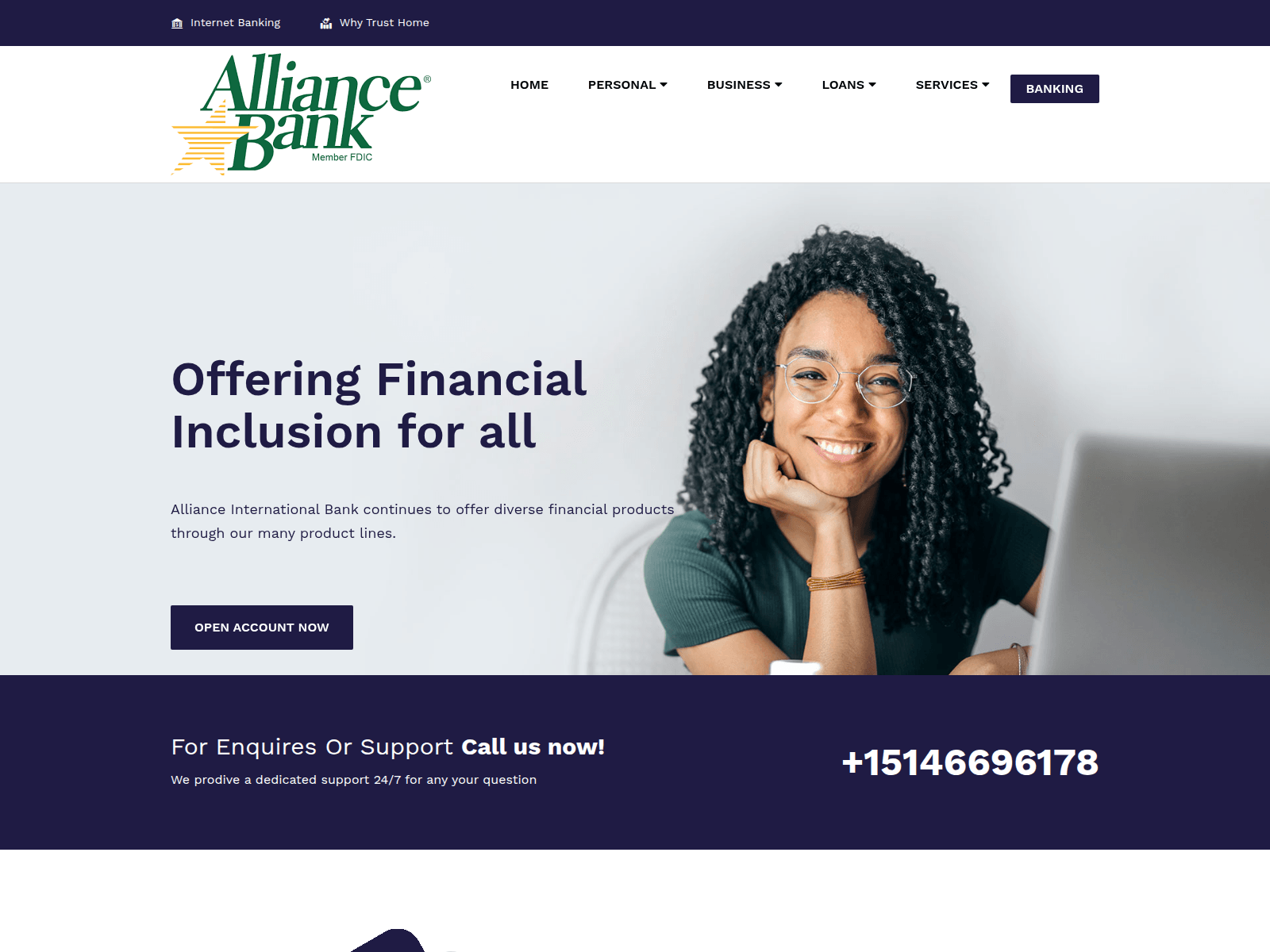 Screenshot of onlineallianceinterna.org