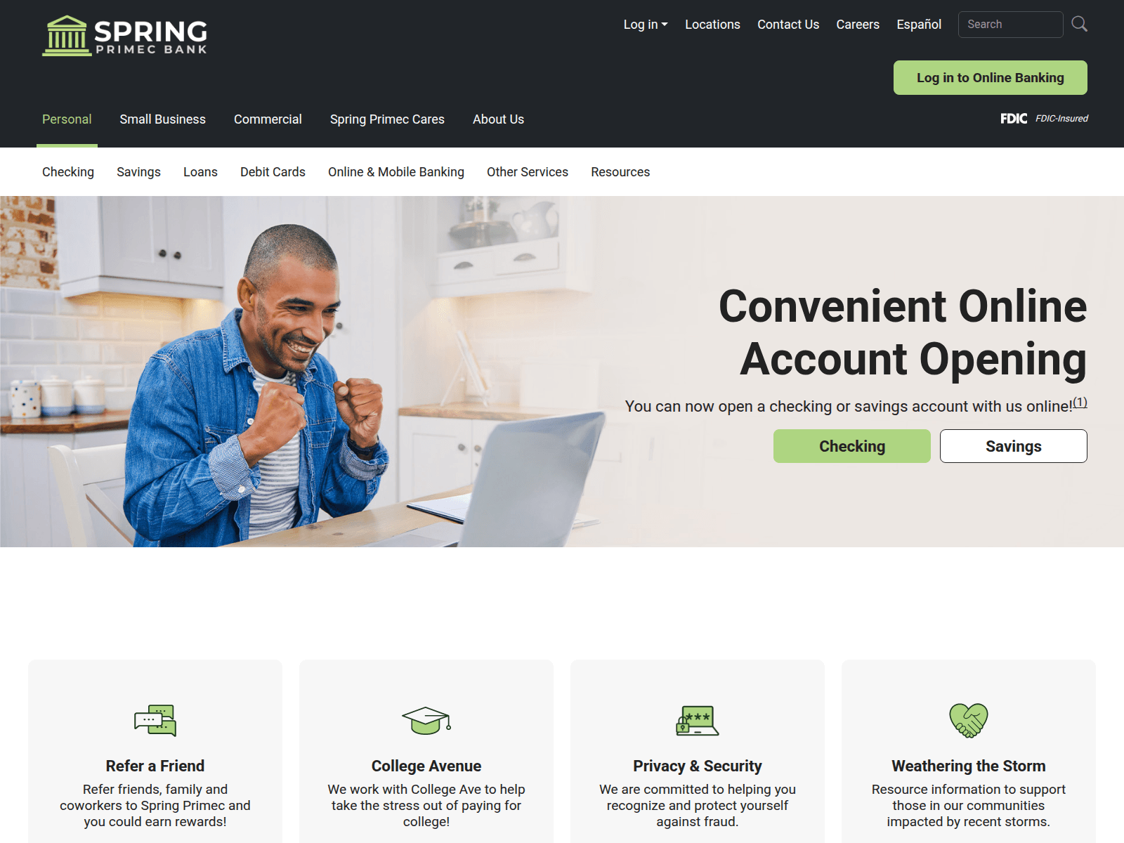 Screenshot of springprimec.org