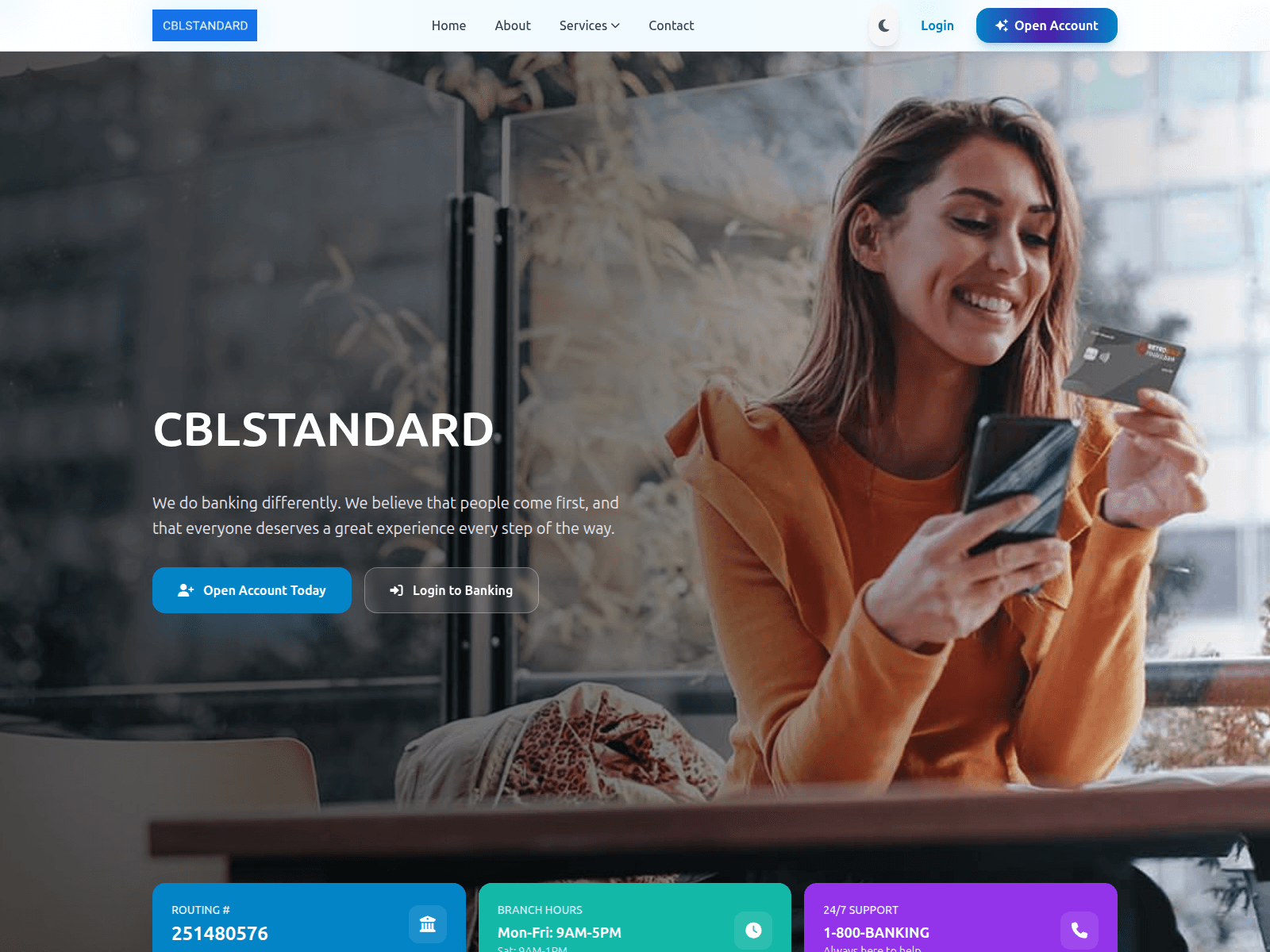 Screenshot of www.app.clbstandard.click