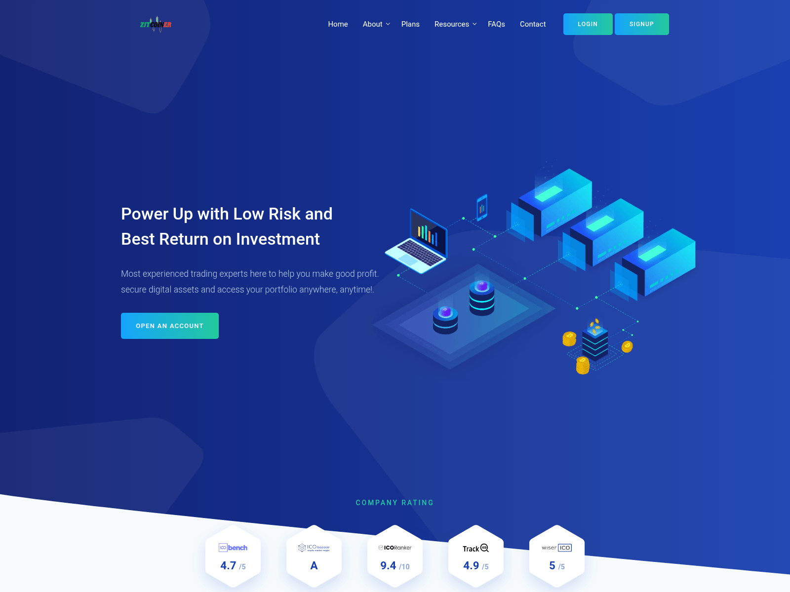 Screenshot of zitcoiner.com