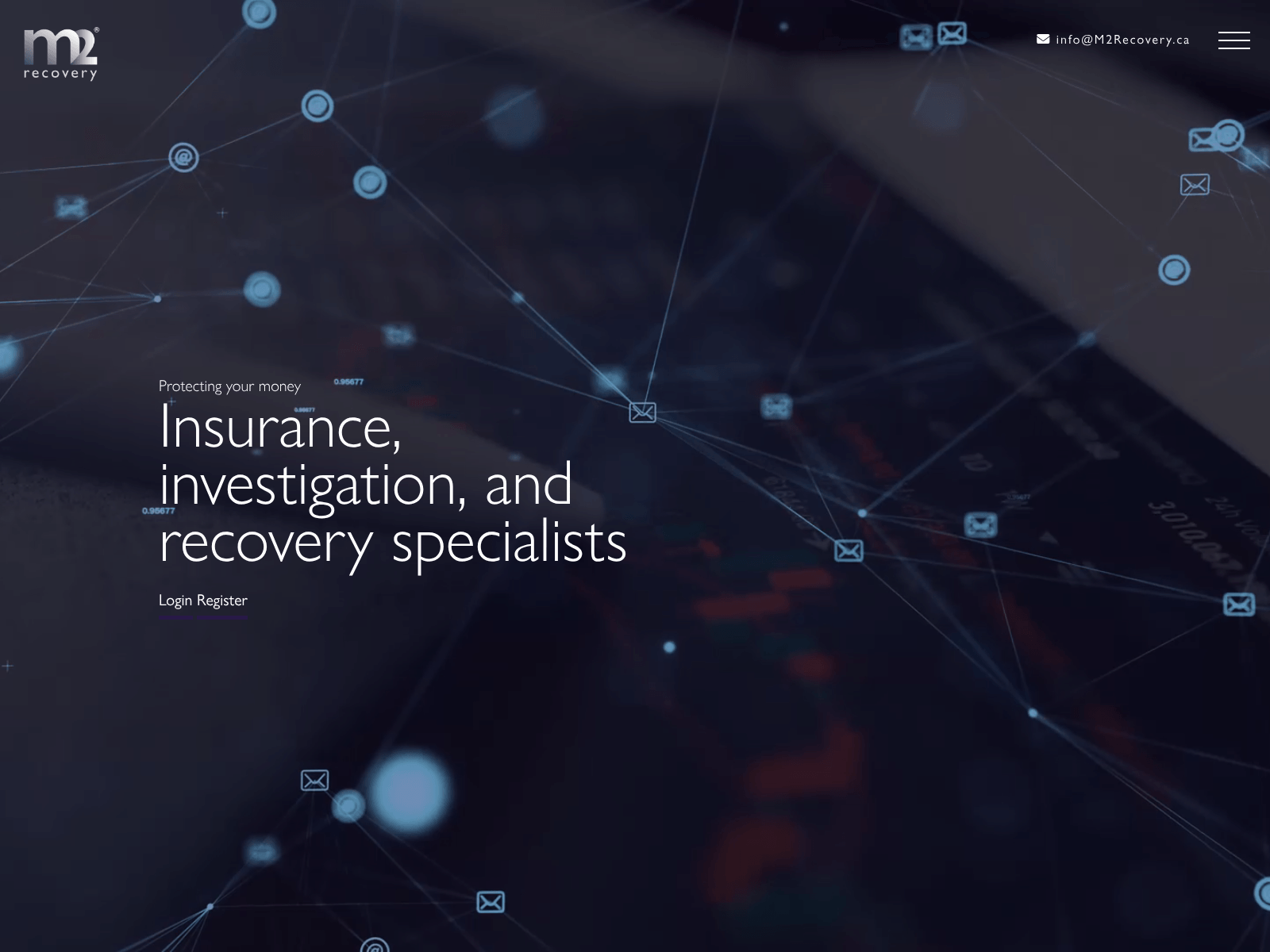 Forensic screenshot of www.m2recovery.ca