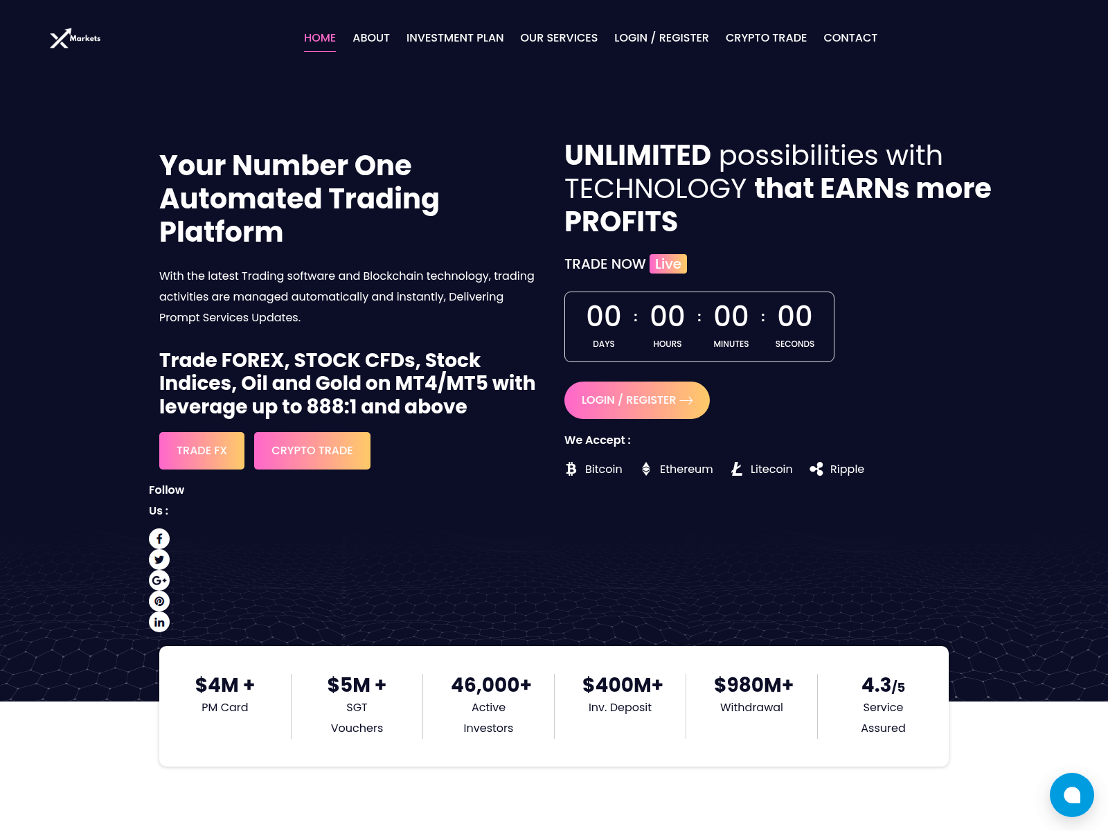 Screenshot of xmarket.top
