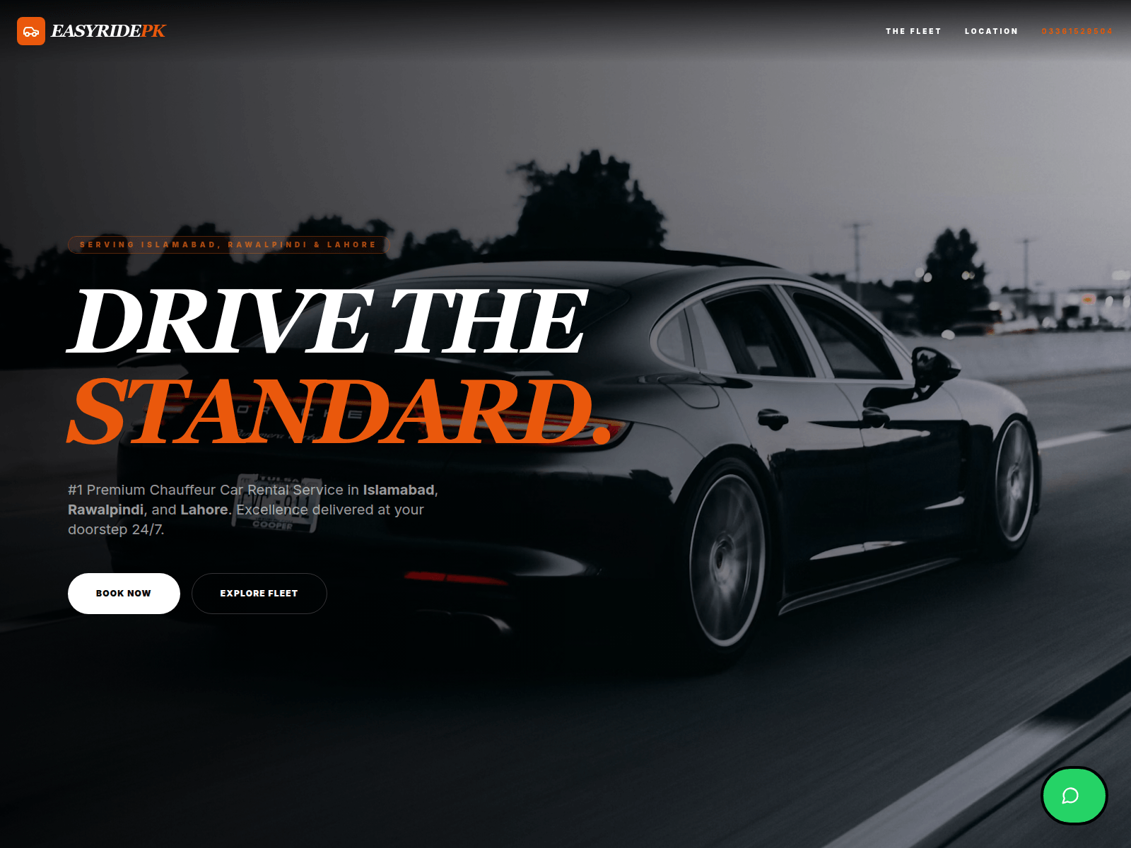 Screenshot of easyridepk.com