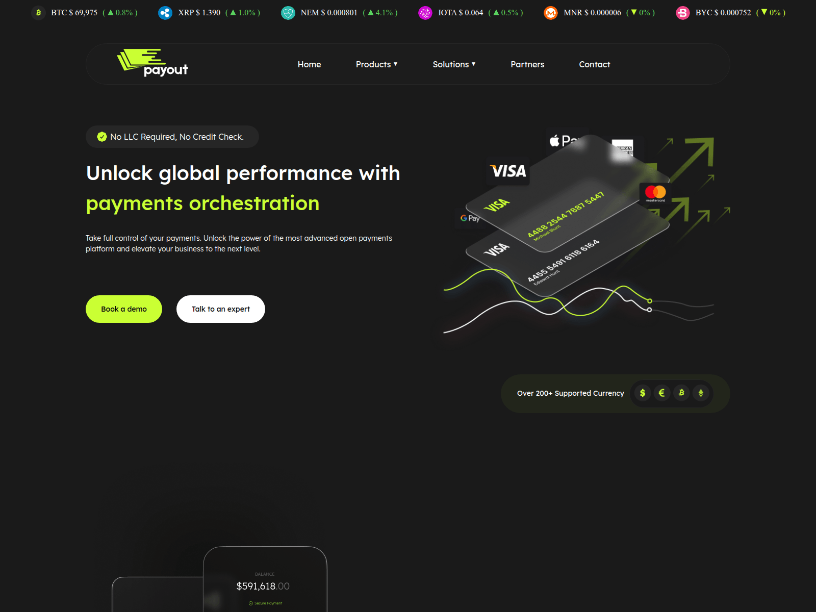 Screenshot of payoutgate.io