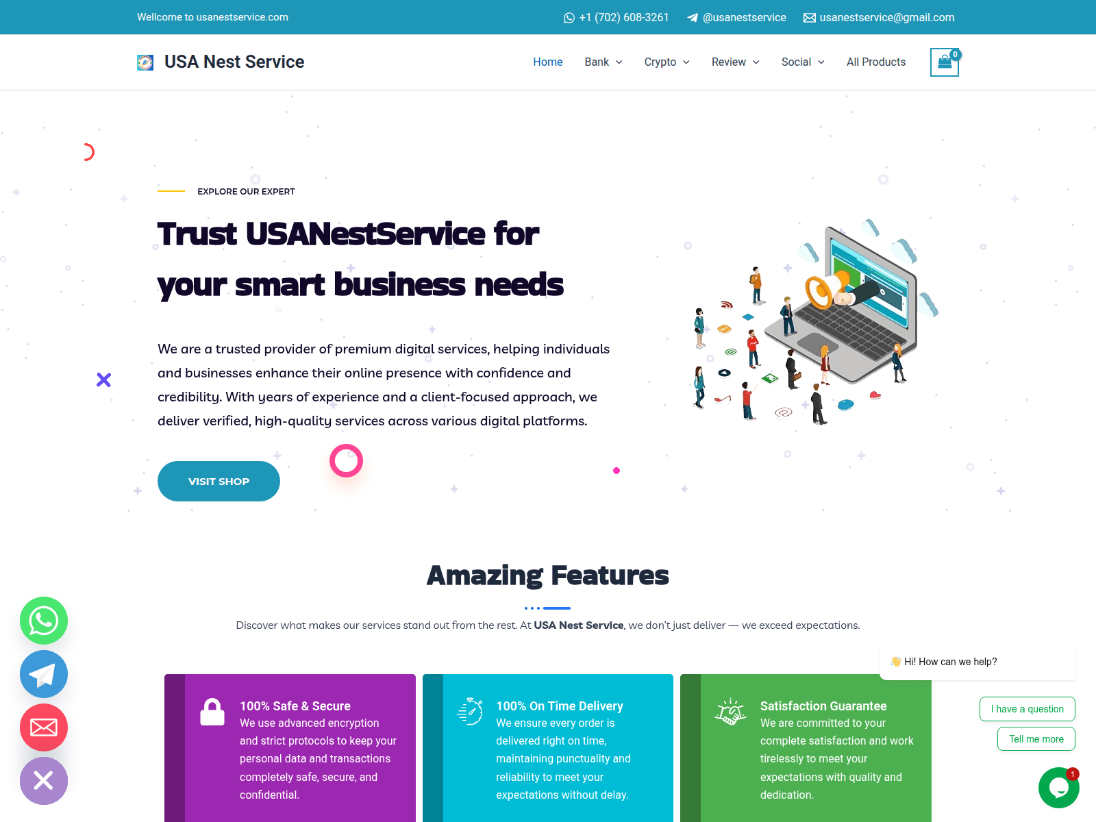 Screenshot of usanestservice.com