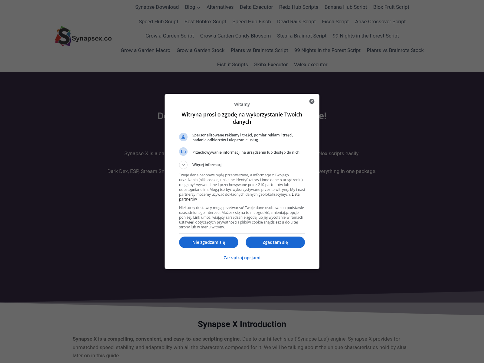 Screenshot of synapsex.co