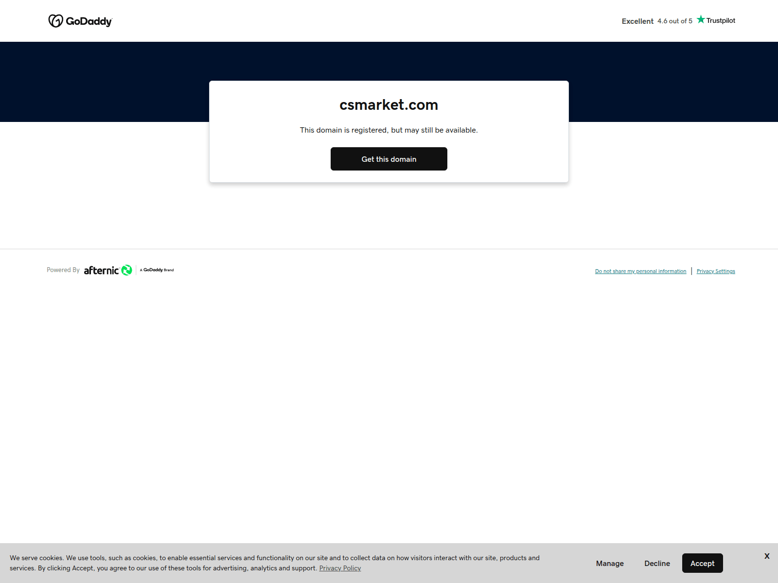 Screenshot of csmarket.com