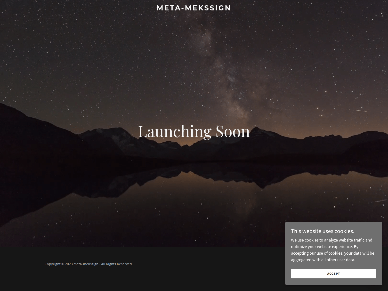 Screenshot of meta-mekssign.godaddysites.com