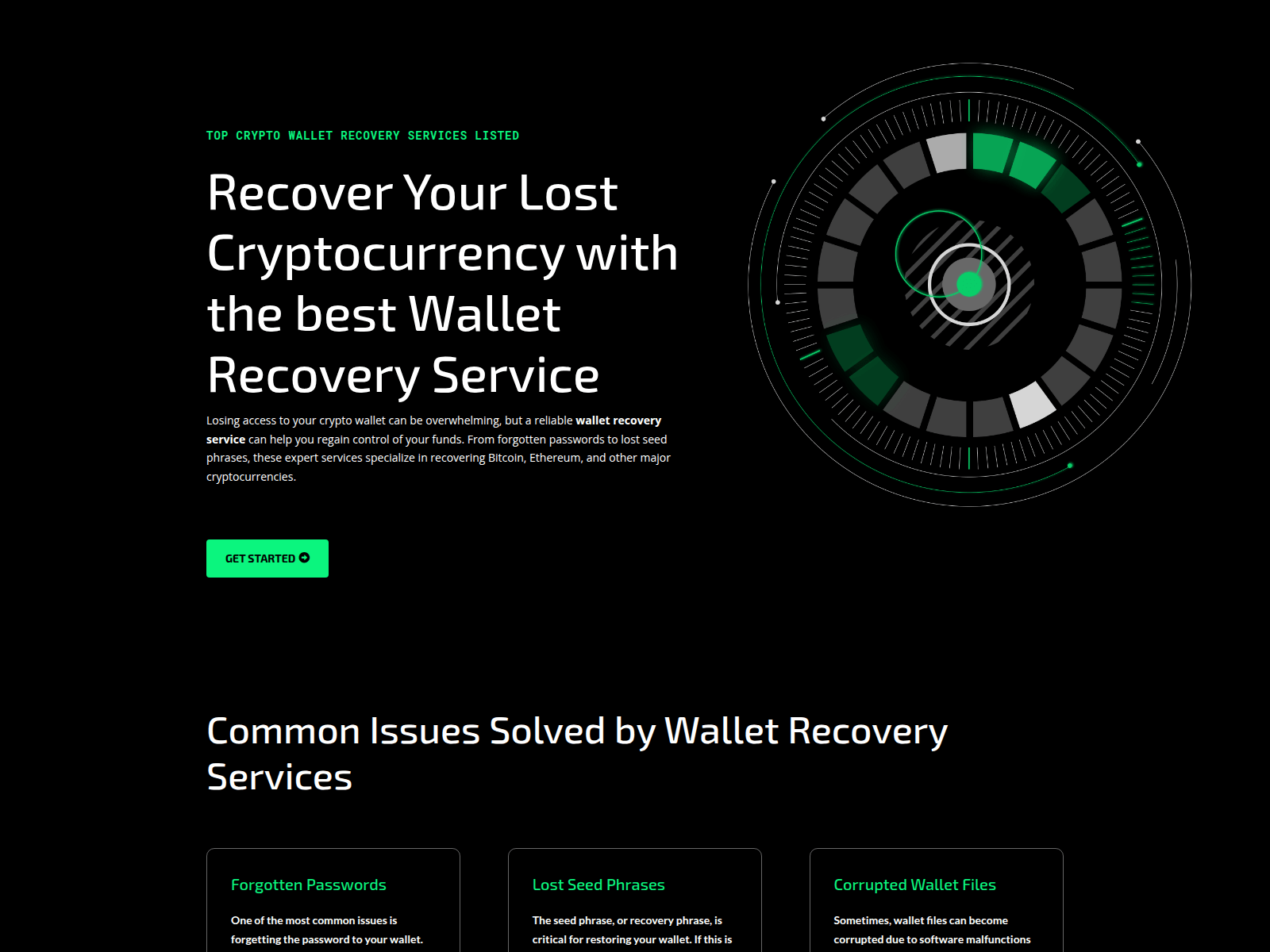 Screenshot of wallet-recovery-service.com