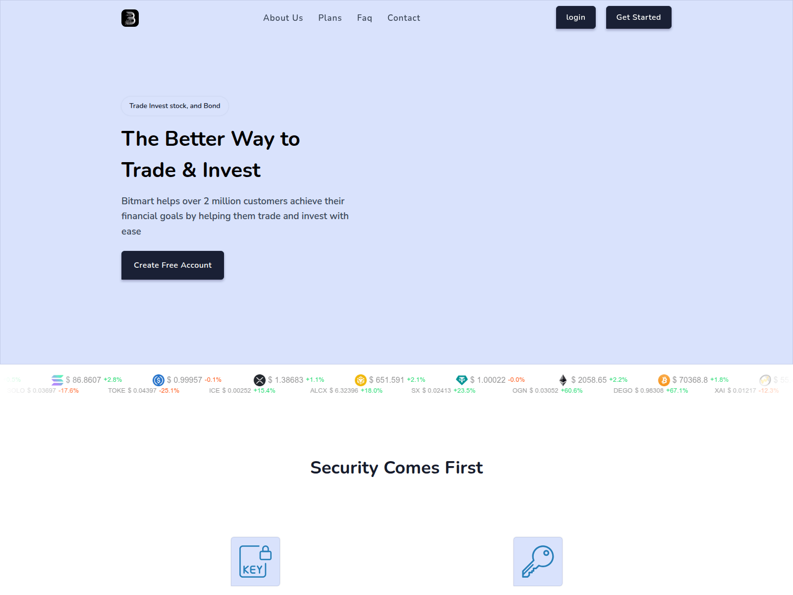 Screenshot of bitmart.us.com