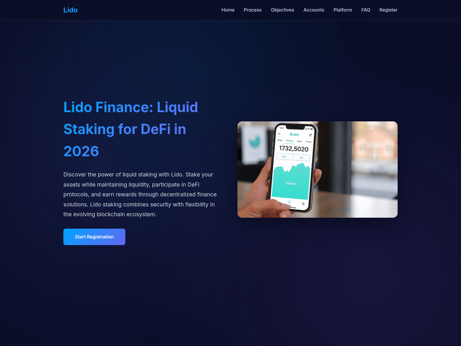 Forensic screenshot of lido-finance.at