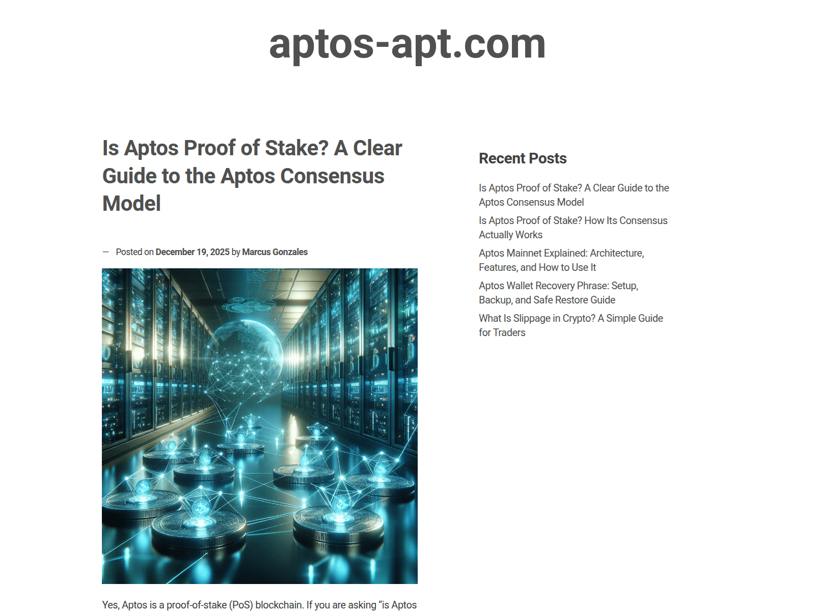 Screenshot of aptos-apt.com