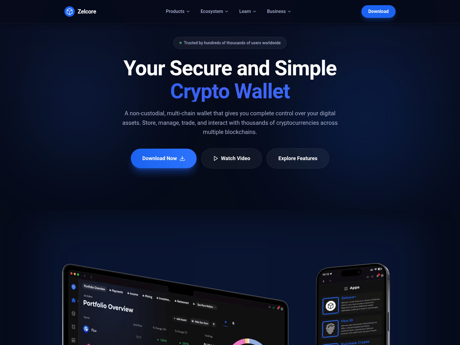 Screenshot of zelcor.io