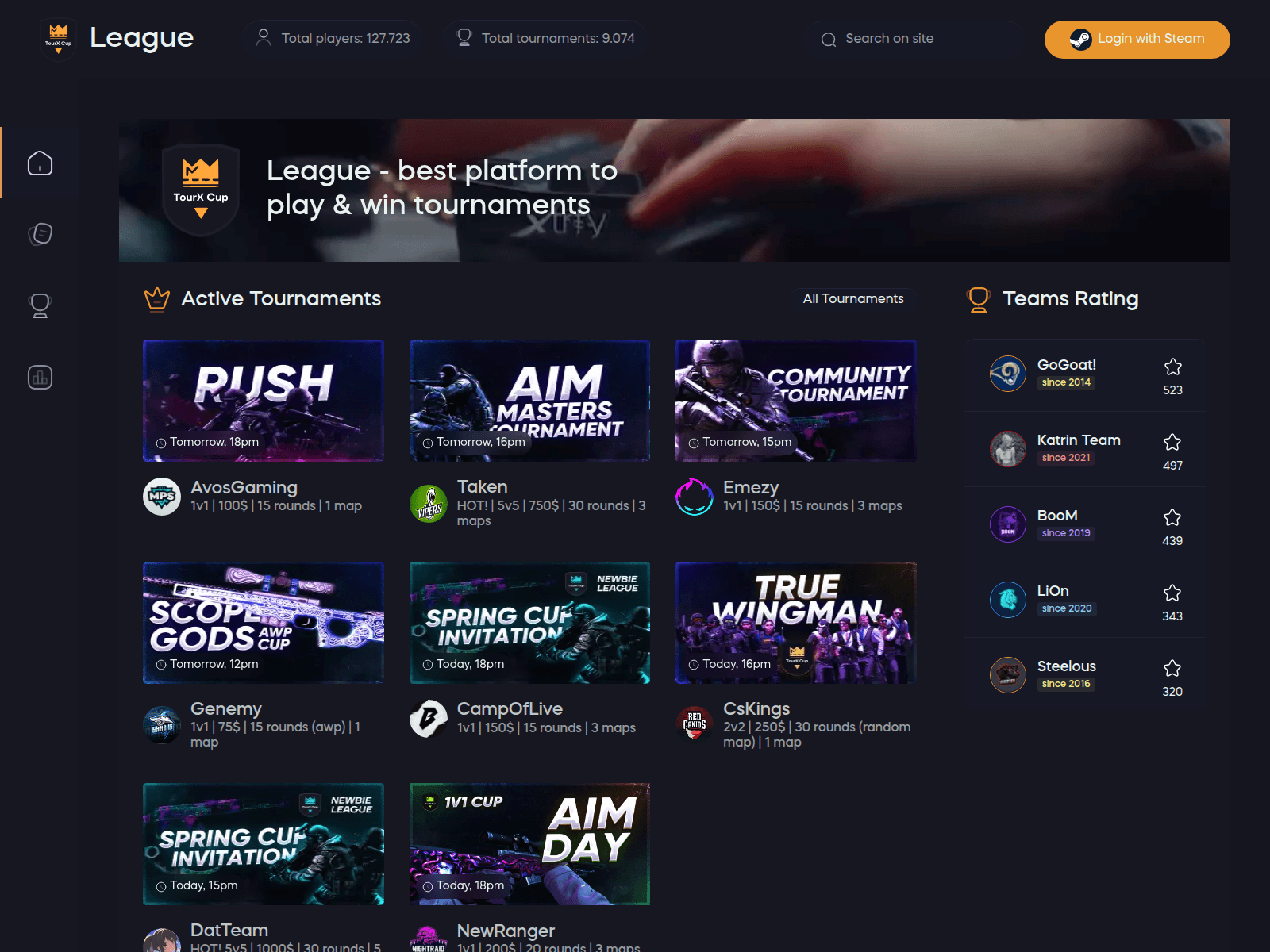 Forensic screenshot of esportsvote.net