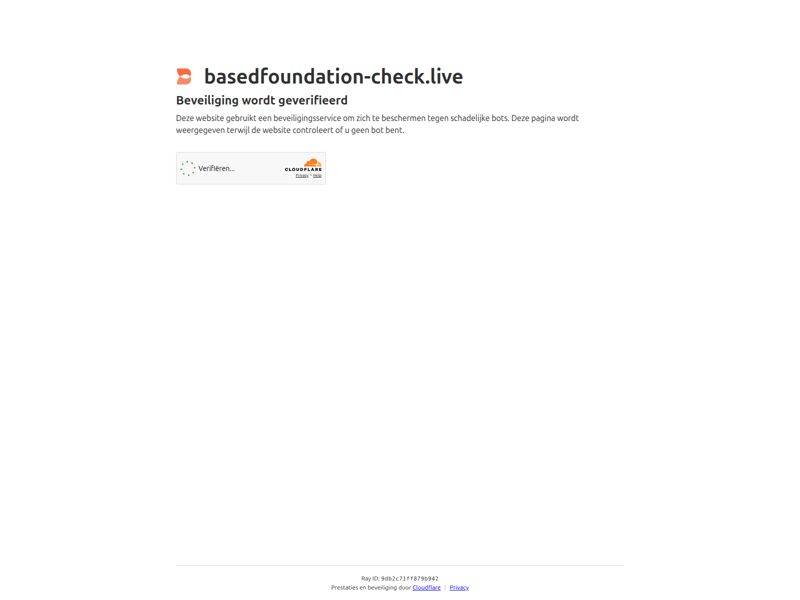 Forensic screenshot of basedfoundation-check.live